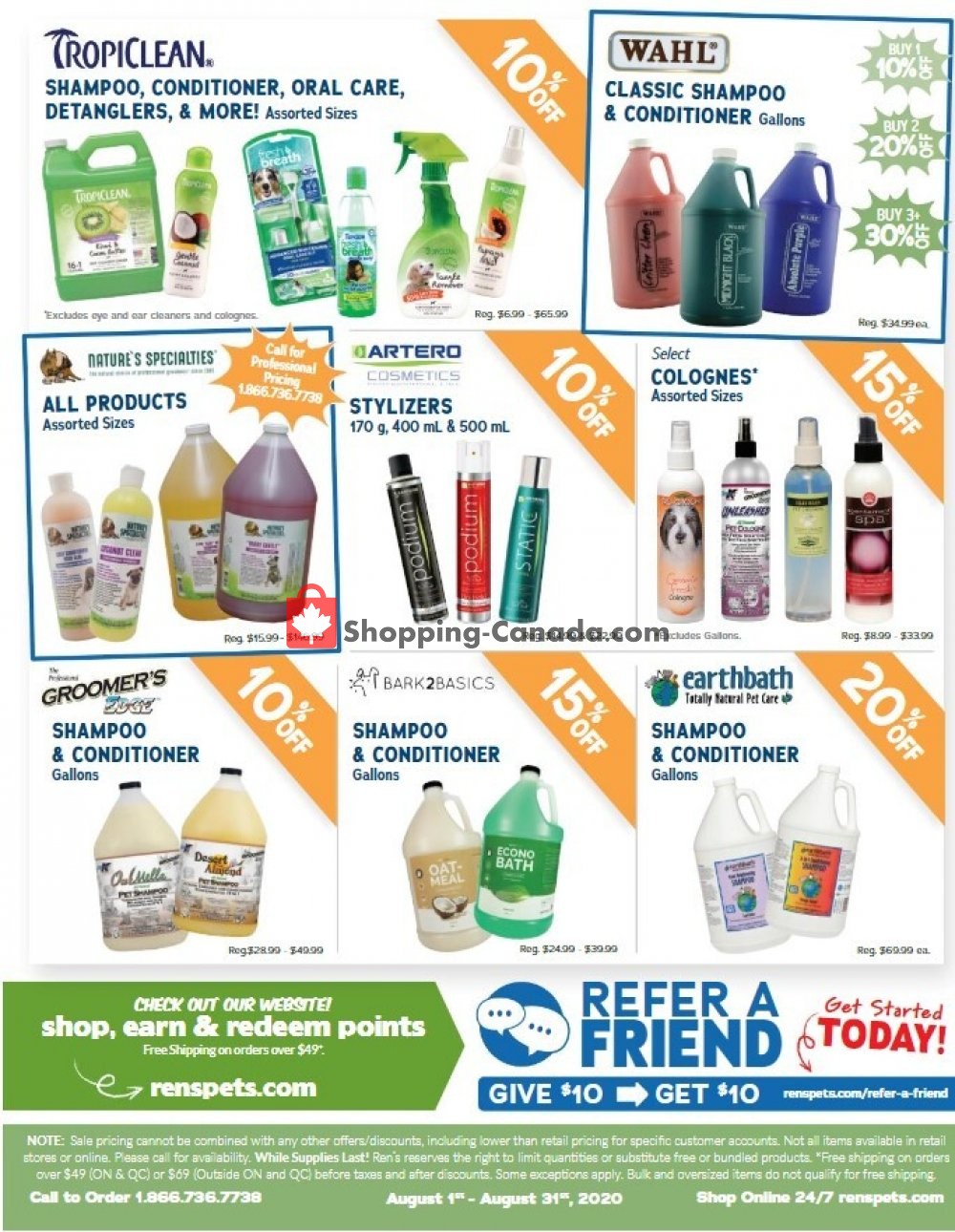 Ren's Pets Depot flyer from Saturday August 1, 2020 to Monday August 31, 2020 - page 4