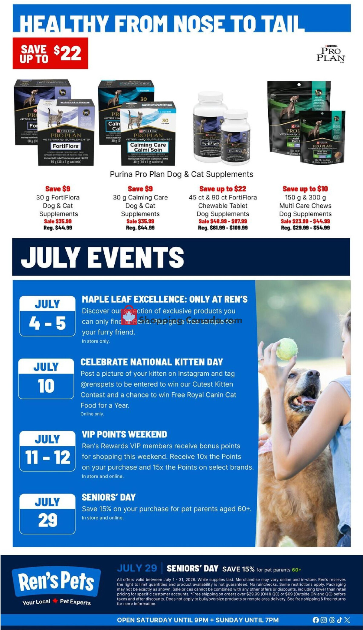 Ren's Pets Depot flyer from Wednesday July 1, 2026 to Friday July 31, 2026 - page 6