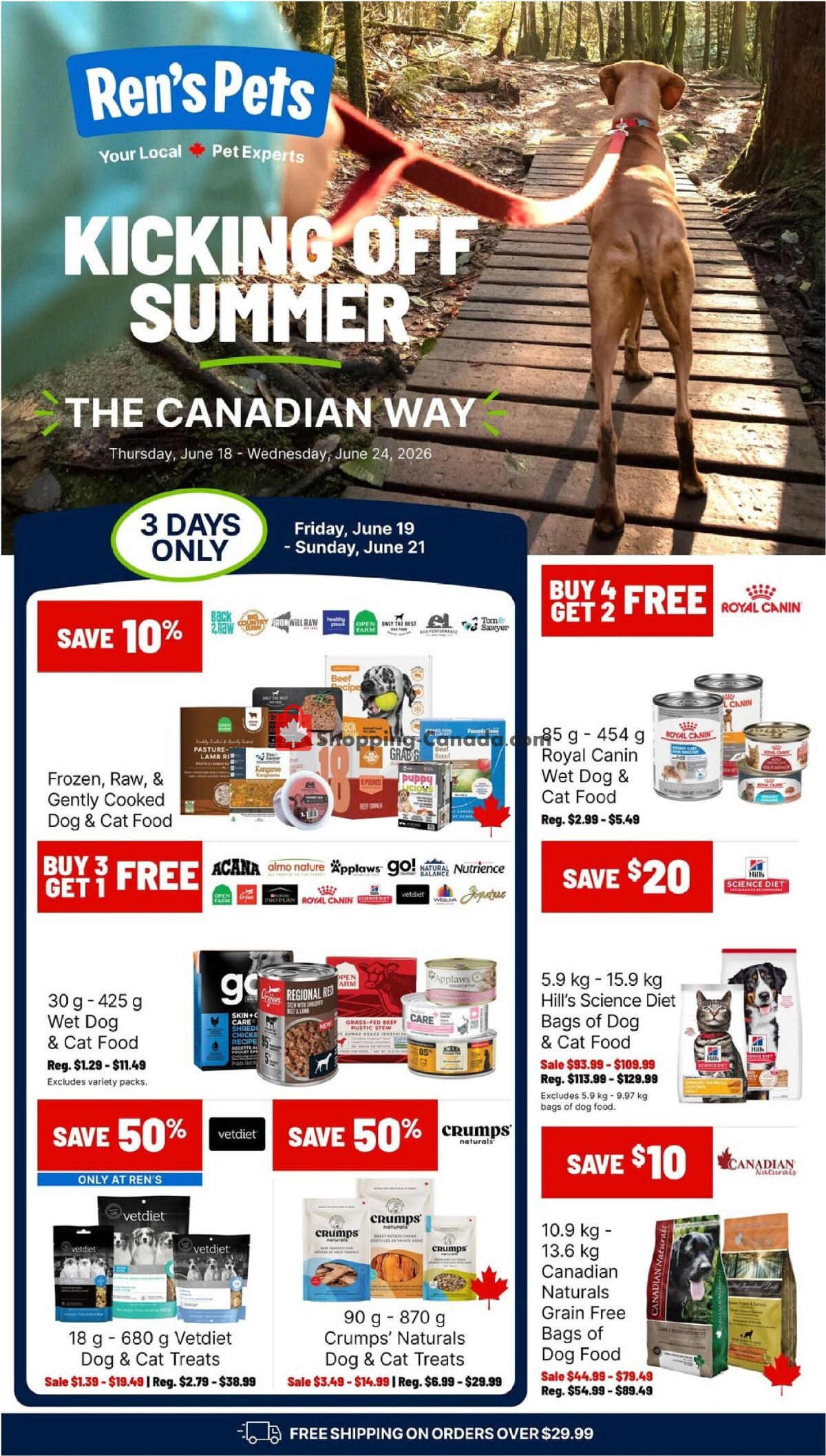Ren's Pets Depot flyer from Thursday June 18, 2026 to Wednesday June 24, 2026 - page 1
