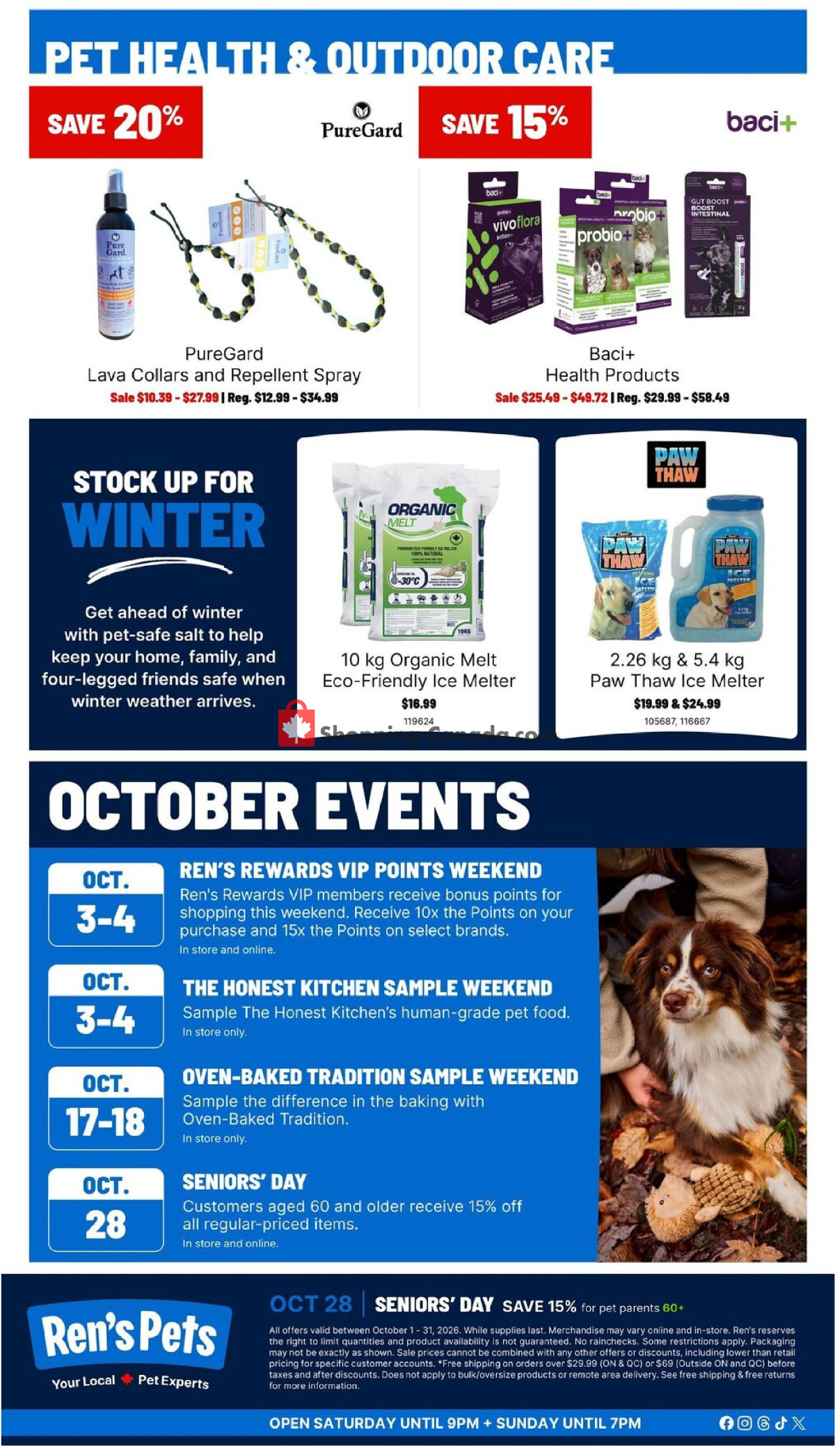 Ren's Pets Depot flyer from Thursday October 1, 2026 to Saturday October 31, 2026 - page 11