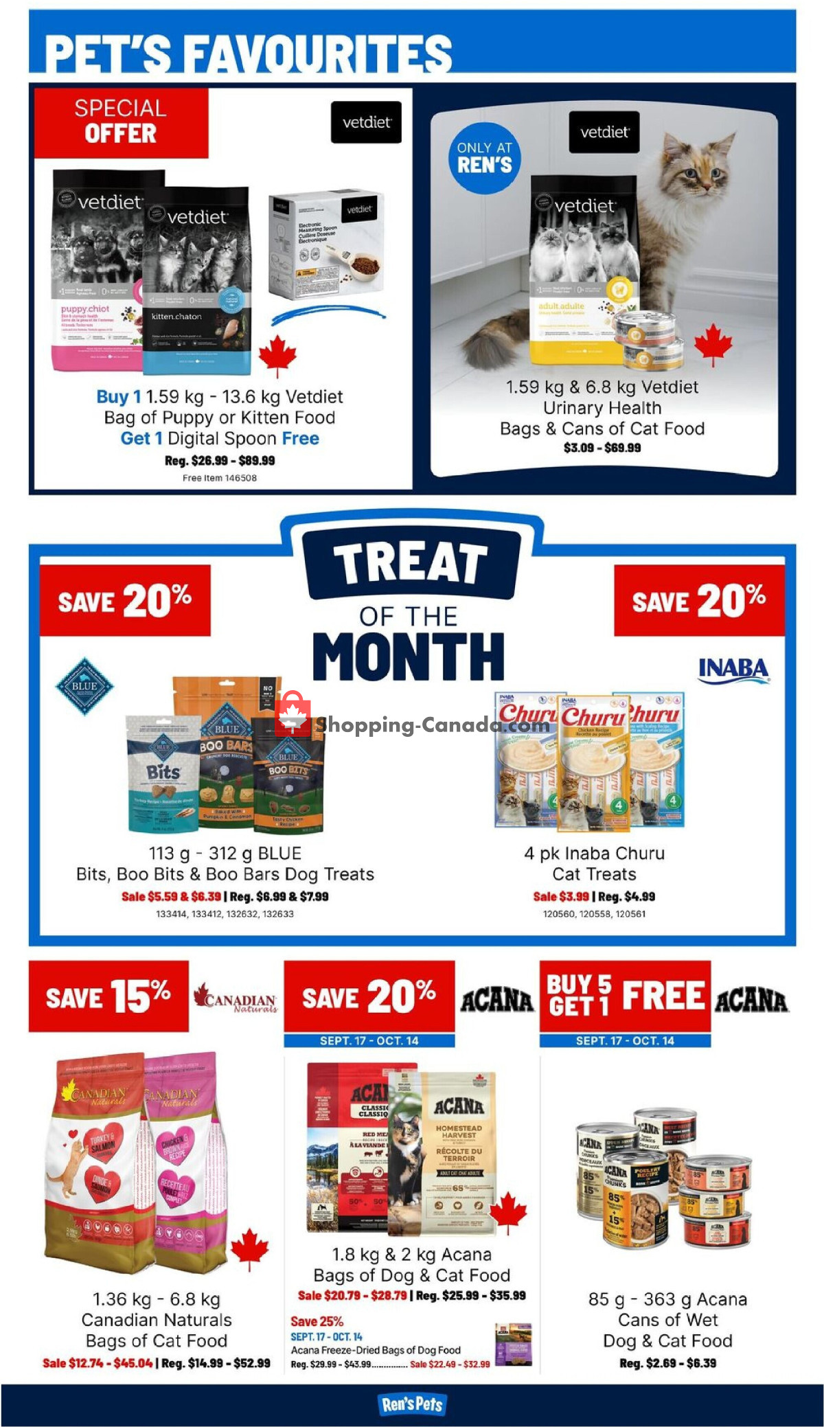 Ren's Pets Depot flyer from Thursday October 1, 2026 to Saturday October 31, 2026 - page 3