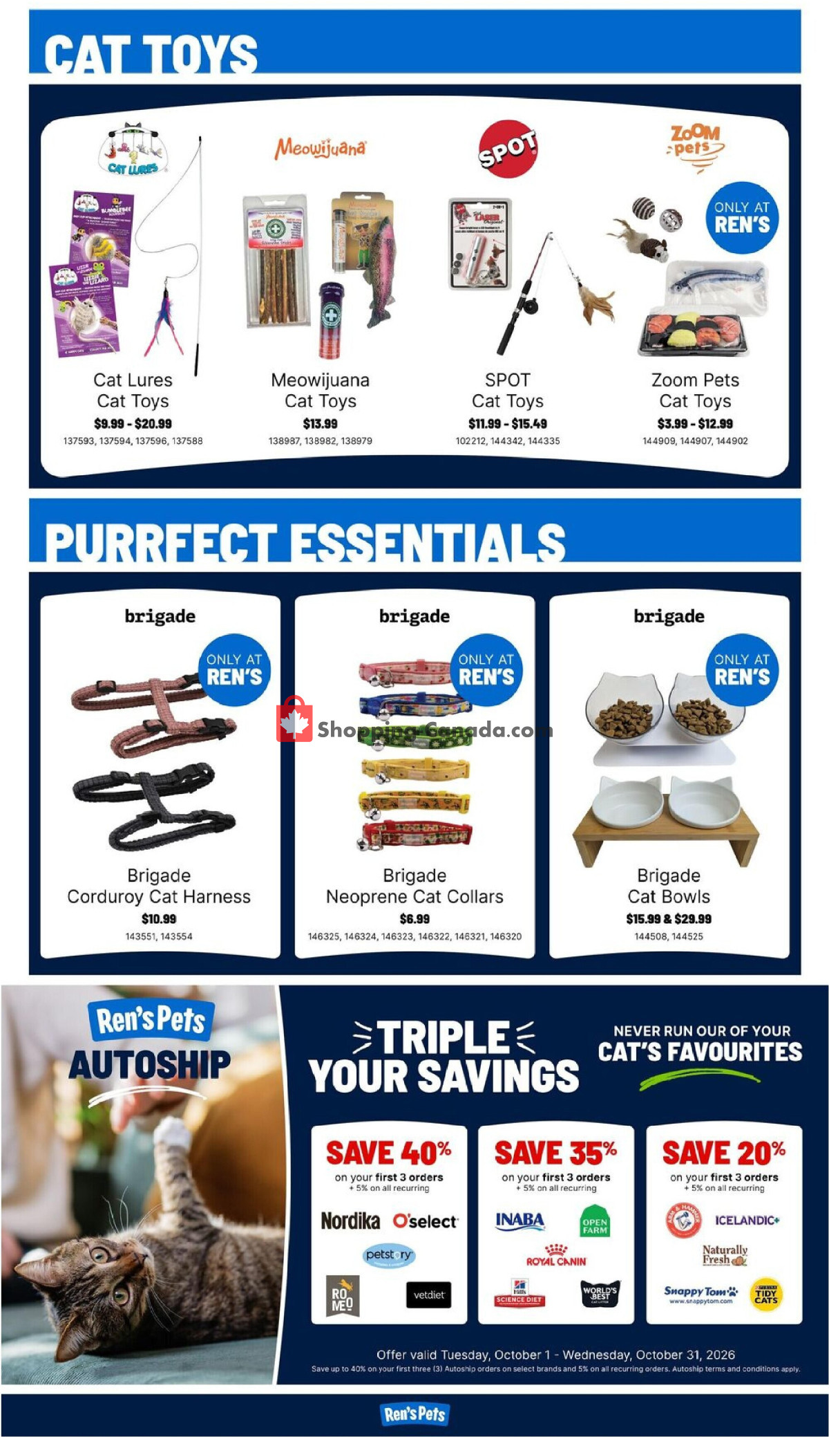 Ren's Pets Depot flyer from Thursday October 1, 2026 to Saturday October 31, 2026 - page 7