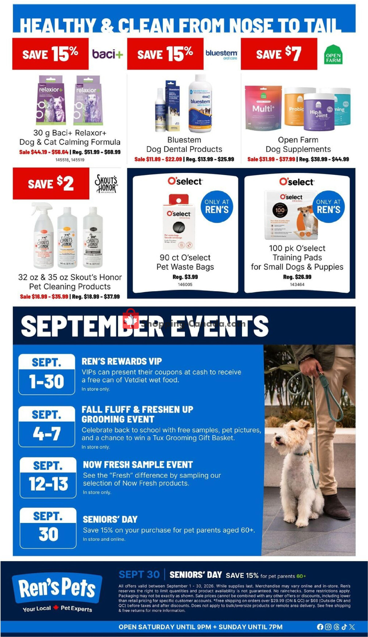 Ren's Pets Depot flyer from Tuesday September 1, 2026 to Wednesday September 30, 2026 - page 7