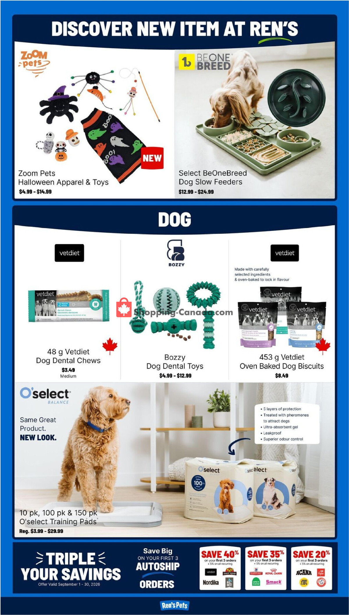 Ren's Pets Depot flyer from Thursday September 10, 2026 to Wednesday September 16, 2026 - page 3