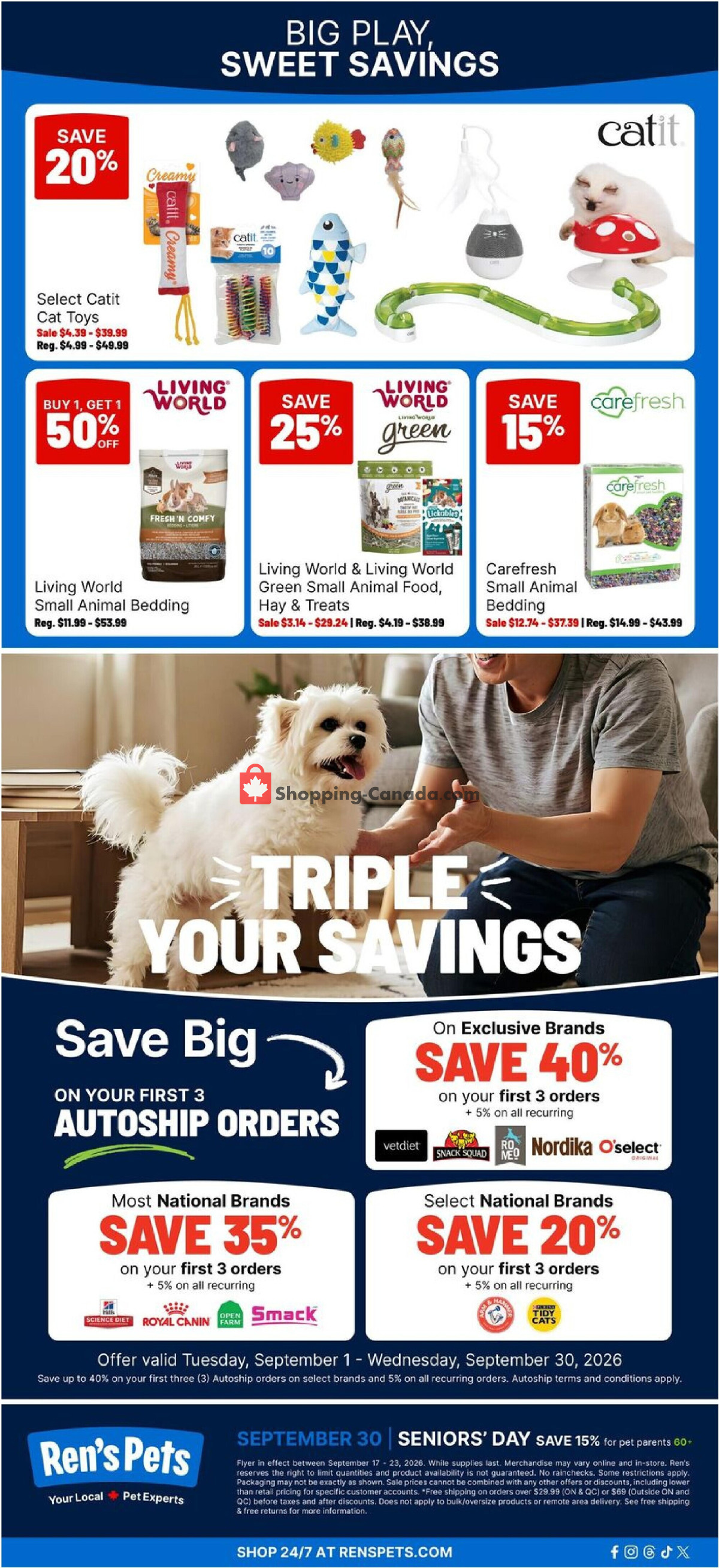 Ren's Pets Depot flyer from Thursday September 17, 2026 to Wednesday September 23, 2026 - page 10