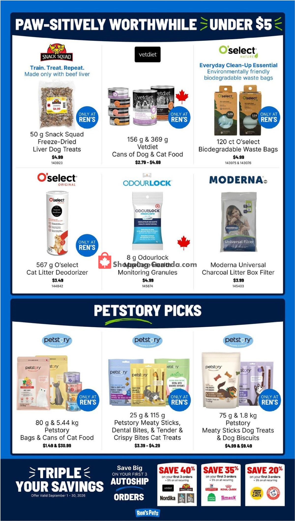Ren's Pets Depot flyer from Thursday September 24, 2026 to Wednesday September 30, 2026 - page 3