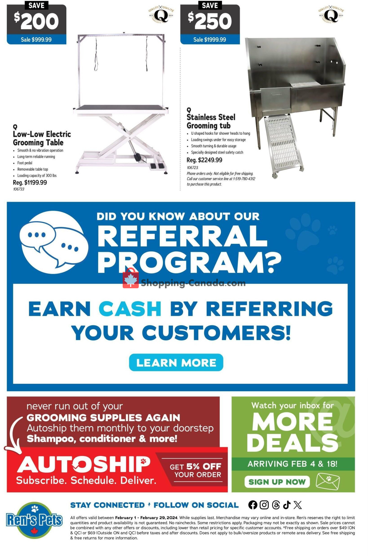 Ren's Pets Depot flyer from Thursday February 1, 2024 to Thursday February 29, 2024 - page 3