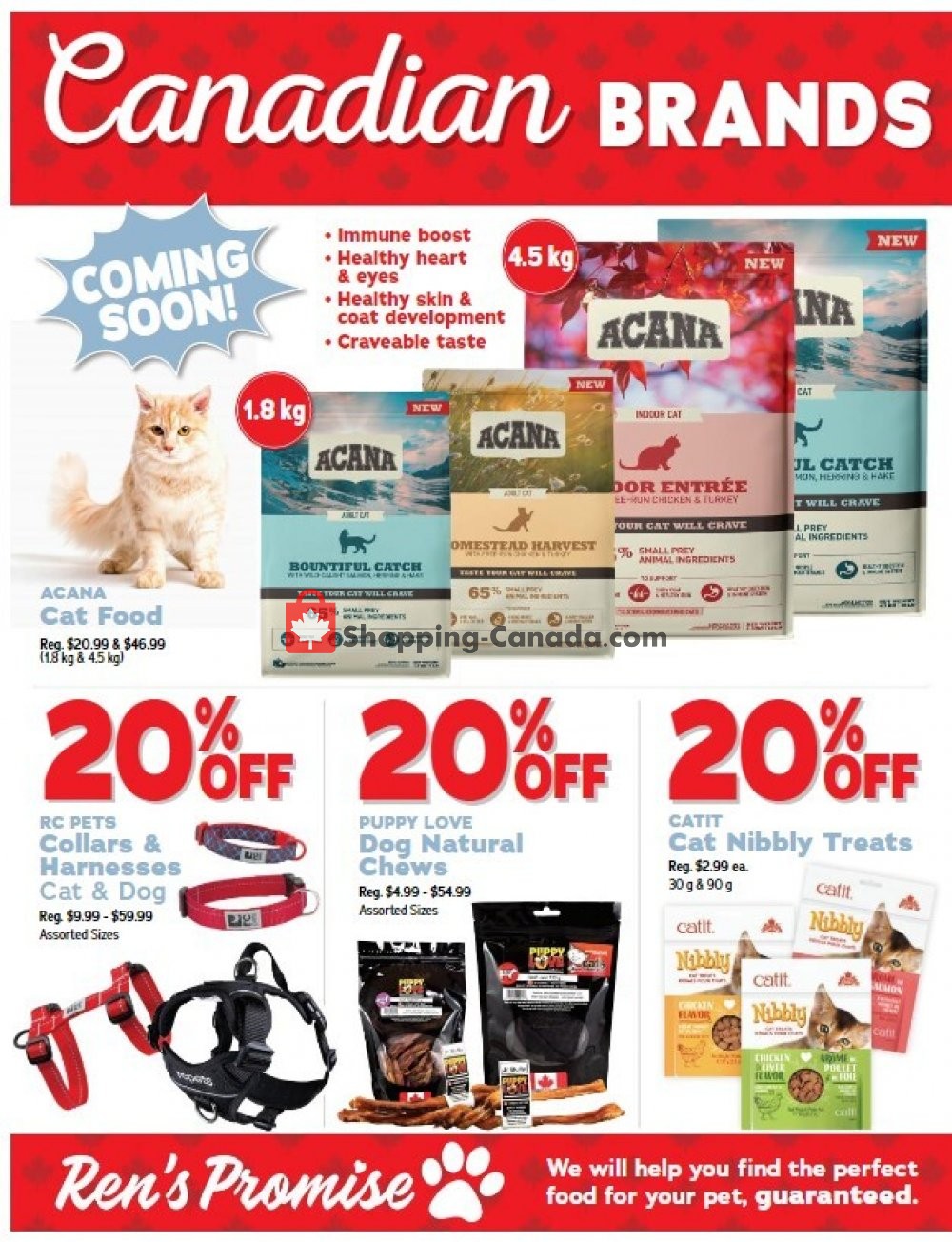 Ren's Pets Depot Canada, flyer (Everything Your Pets Need) June 29