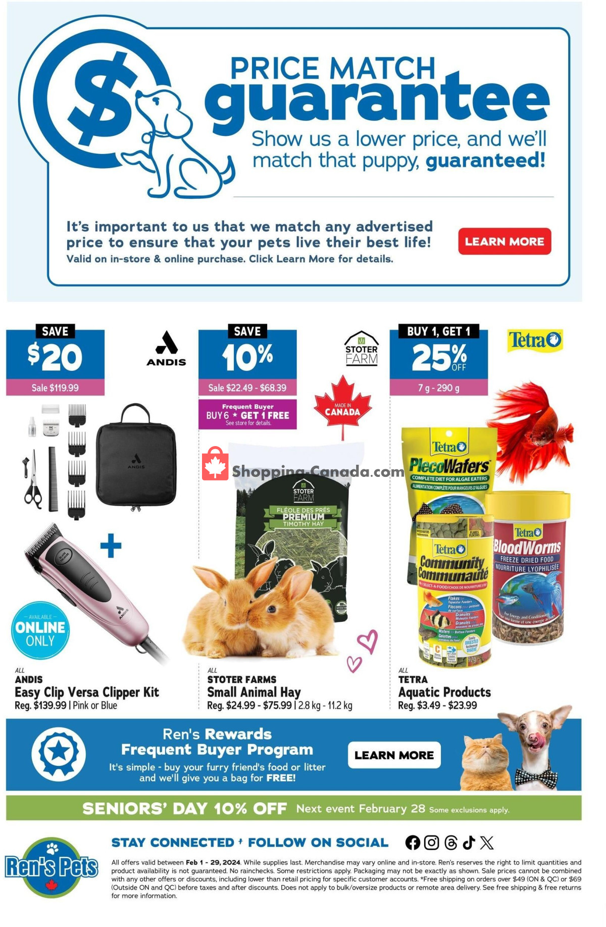 Ren's Pets Depot flyer from Thursday February 1, 2024 to Thursday February 29, 2024 - page 5