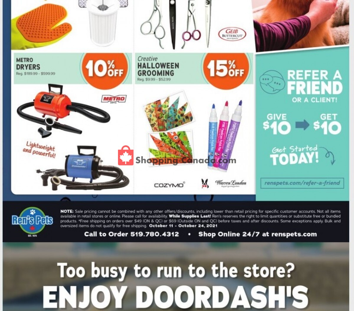 Ren's Pets Depot flyer from Monday October 11, 2021 to Sunday October 24, 2021 - page 3