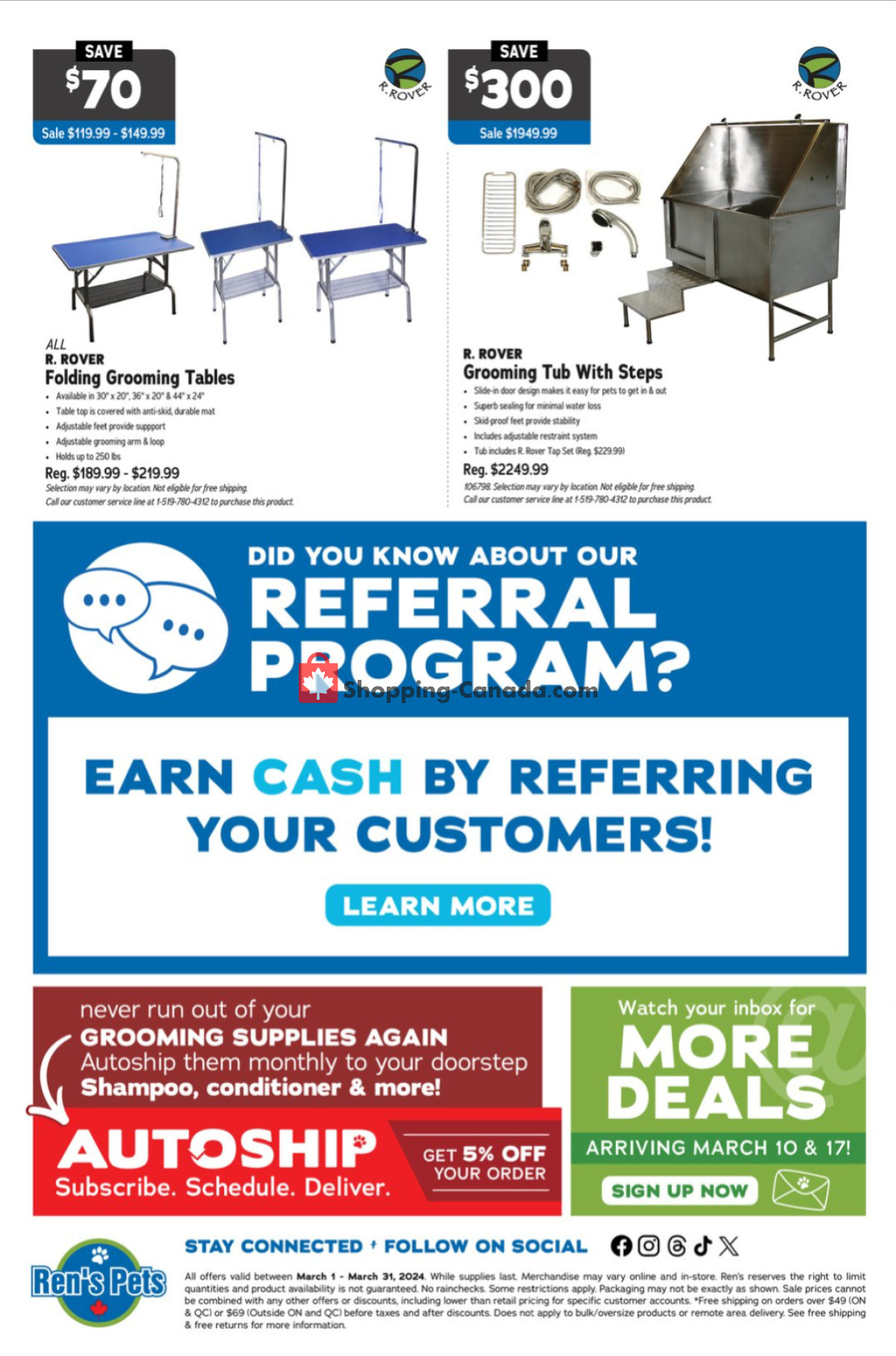 Ren's Pets Depot flyer from Friday March 1, 2024 to Sunday March 31, 2024 - page 3