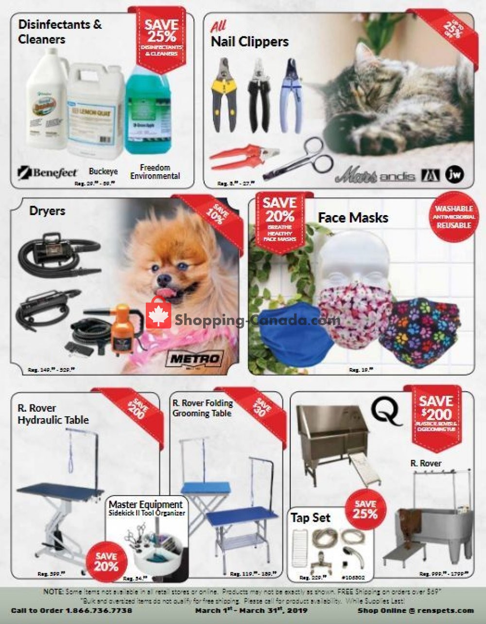 Ren's Pets Depot flyer from Friday March 1, 2019 to Sunday March 31, 2019 - page 3