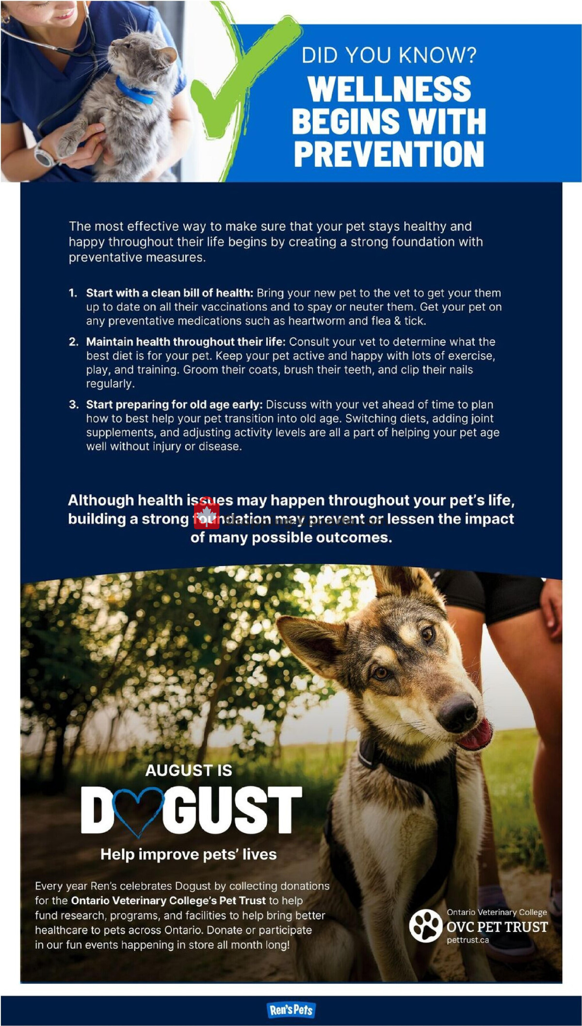 Ren's Pets Depot flyer from Saturday August 1, 2026 to Monday August 31, 2026 - page 6