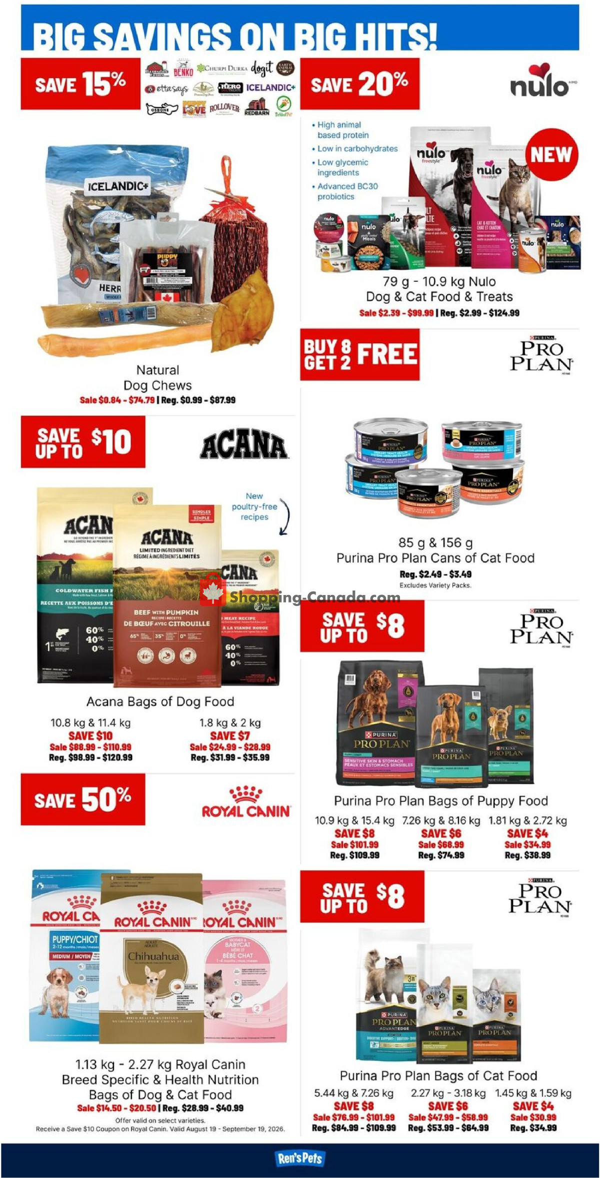 Ren's Pets Depot flyer from Thursday August 13, 2026 to Wednesday August 19, 2026 - page 2