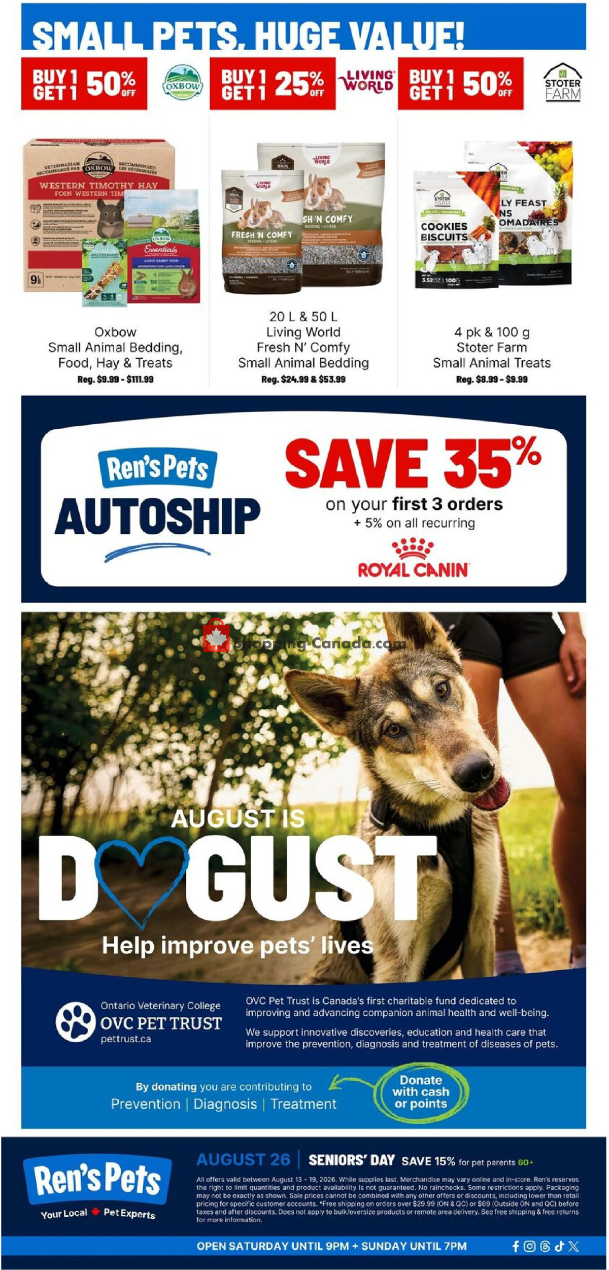 Ren's Pets Depot flyer from Thursday August 13, 2026 to Wednesday August 19, 2026 - page 7