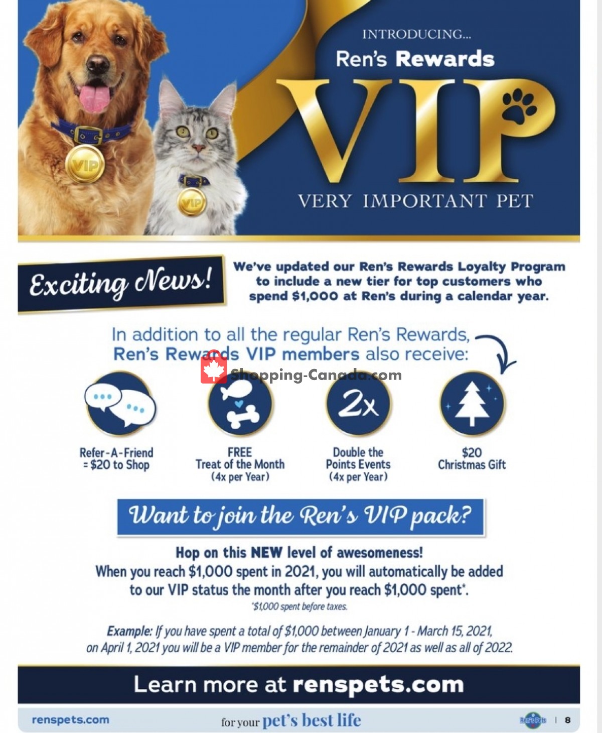 Ren's Pets Depot flyer from Saturday May 1, 2021 to Monday May 31, 2021 - page 8