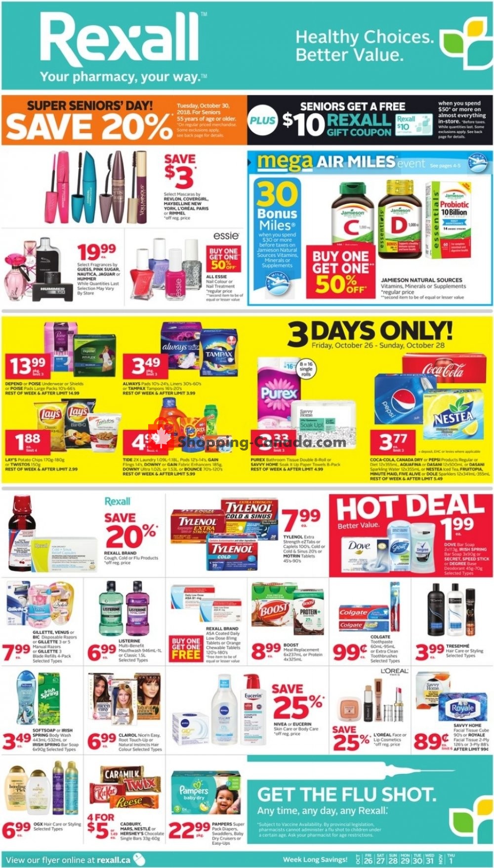 Rexall Drug Store flyer from Friday October 26, 2018 to Thursday November 1, 2018 - page 2
