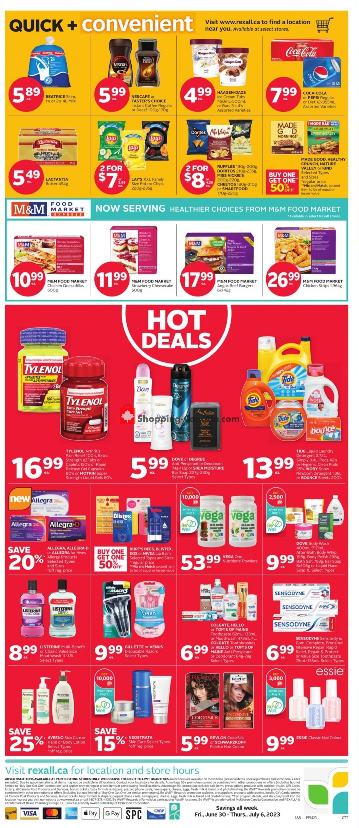 Rexall Drug Store flyer from Friday June 30, 2023 to Thursday July 6, 2023 - page 2