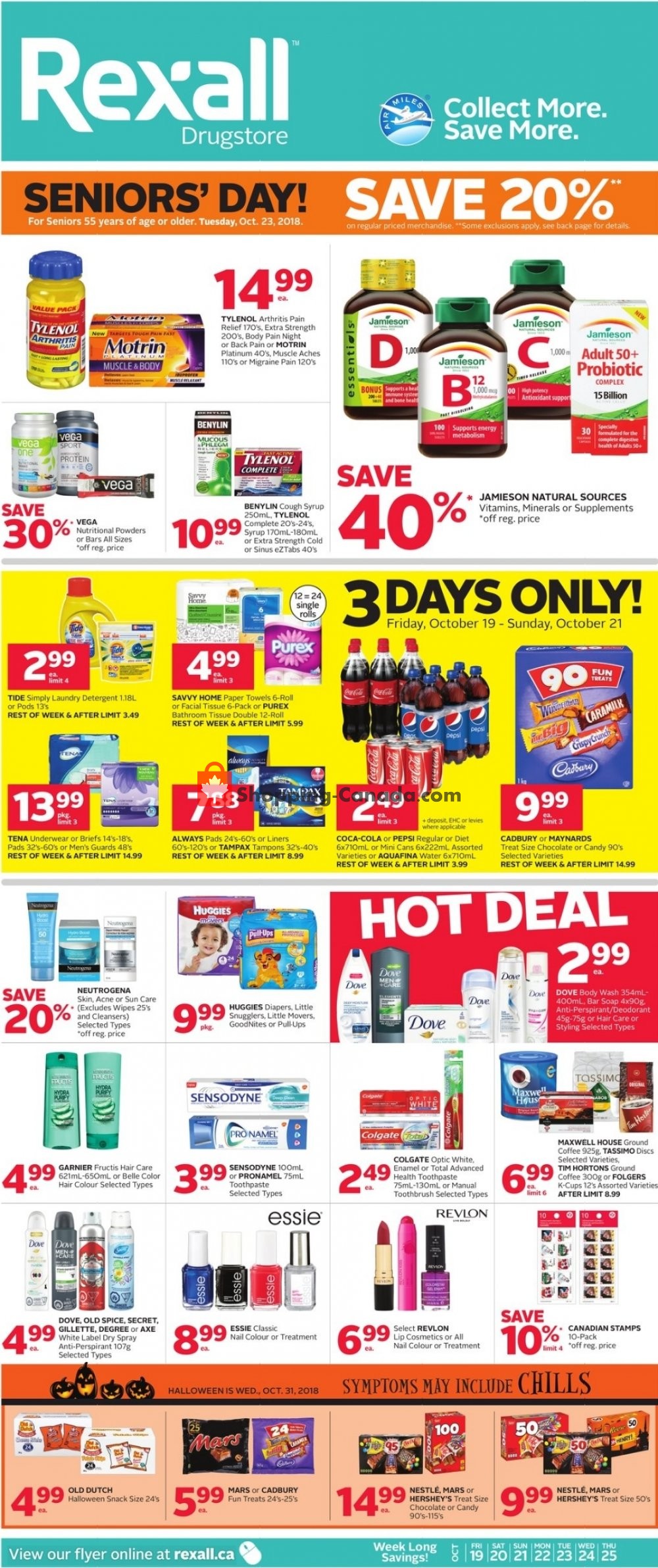 Rexall Drug Store flyer from Friday October 19, 2018 to Thursday October 25, 2018 - page 2