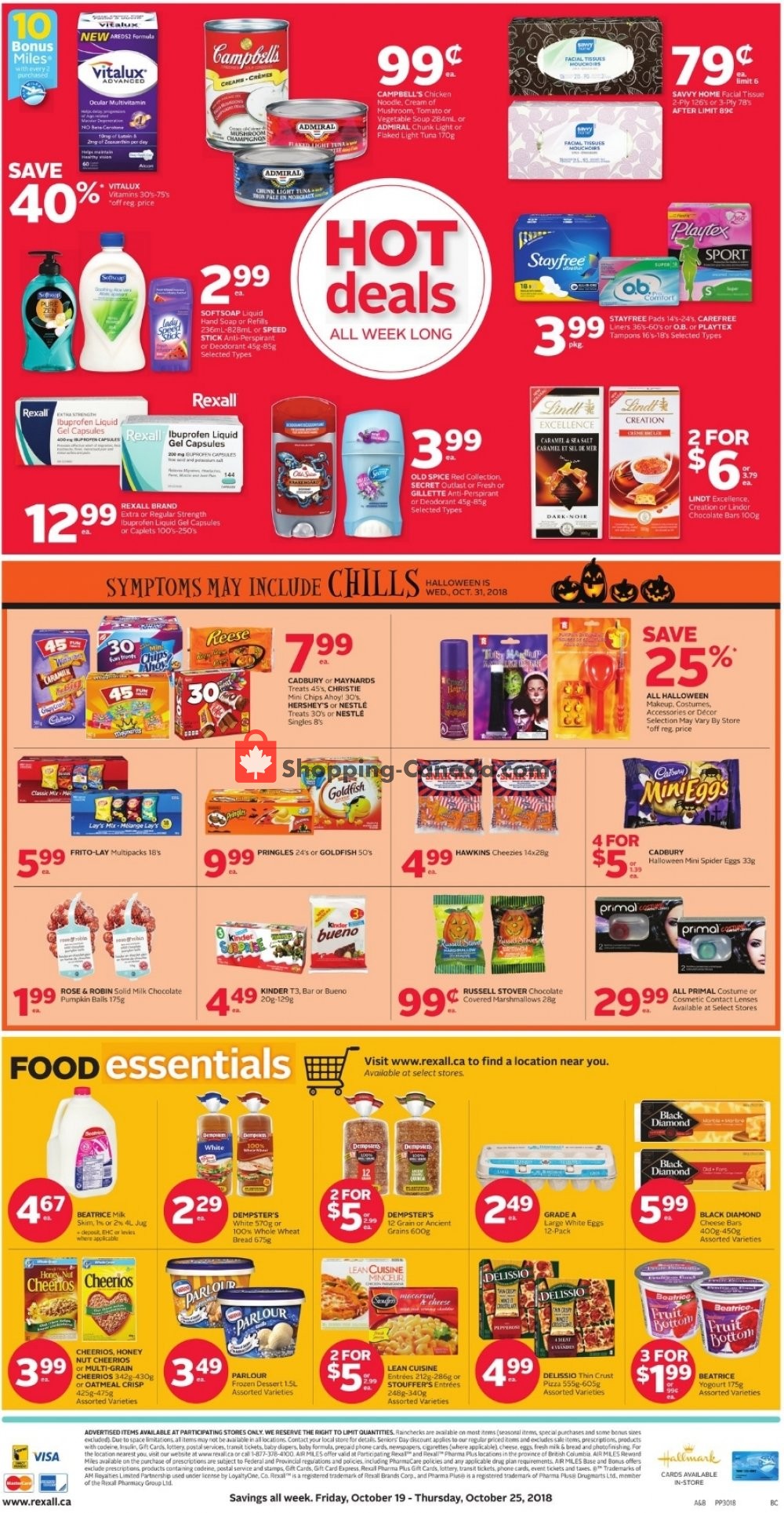 Rexall Drug Store flyer from Friday October 19, 2018 to Thursday October 25, 2018 - page 3