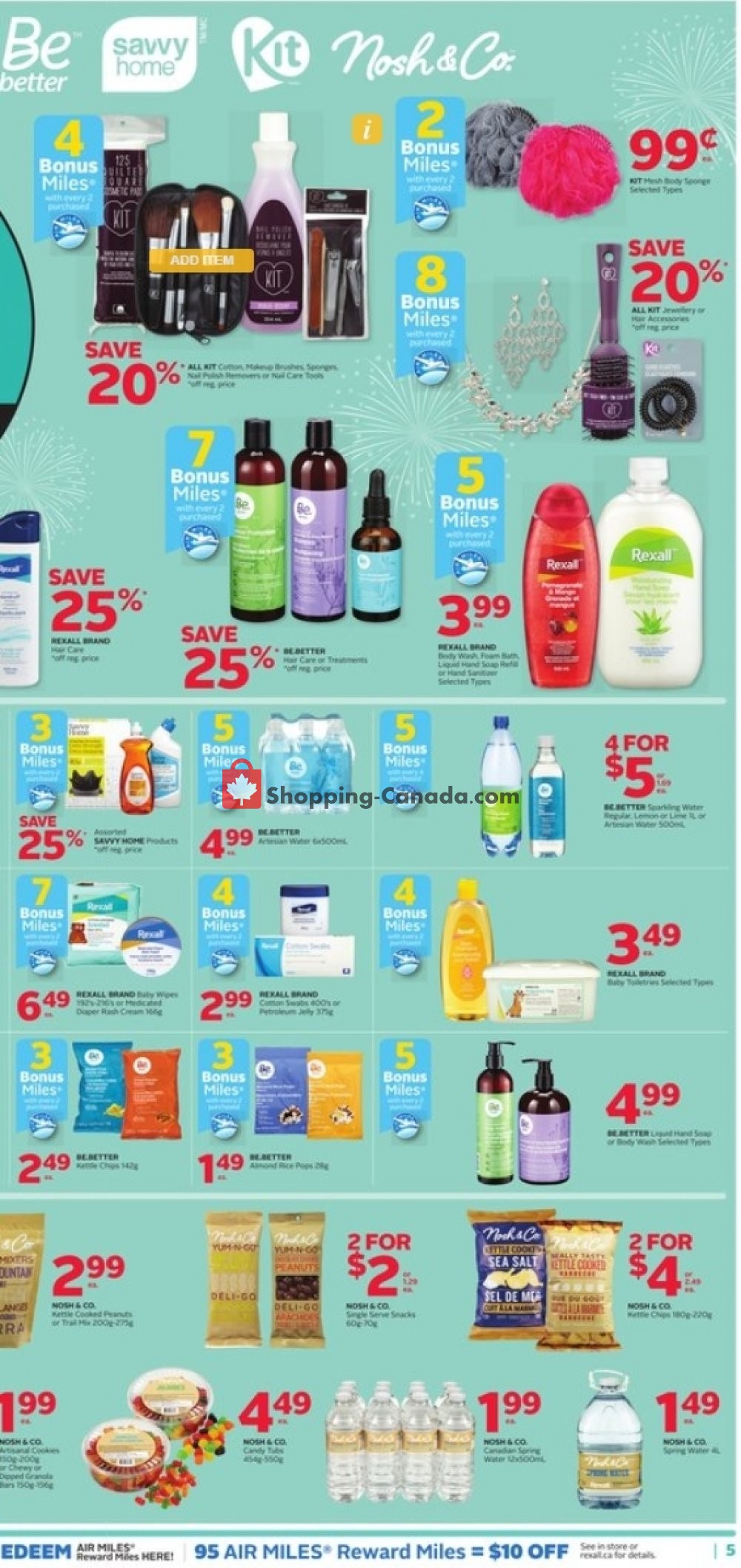 Rexall Drug Store flyer from Friday September 21, 2018 to Thursday September 27, 2018 - page 7