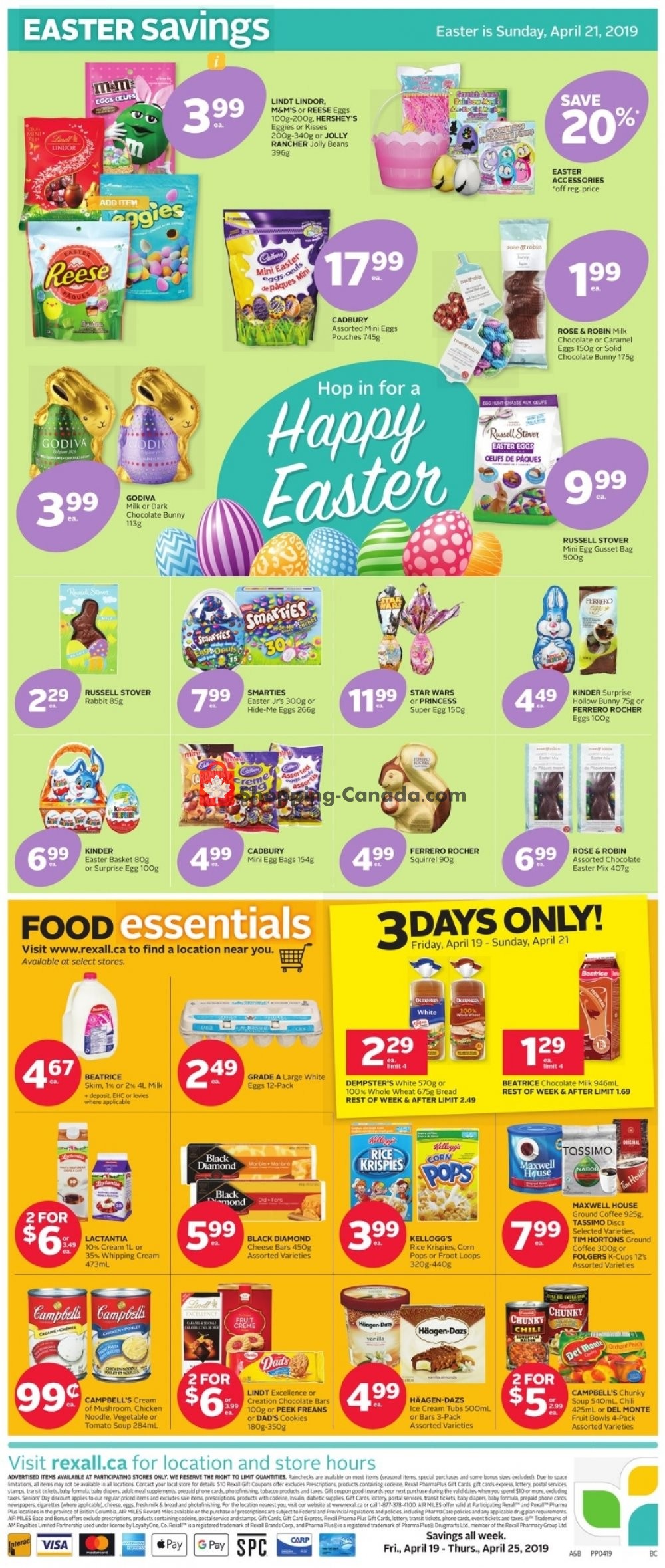 Rexall Drug Store flyer from Friday April 19, 2019 to Thursday April 25, 2019 - page 2