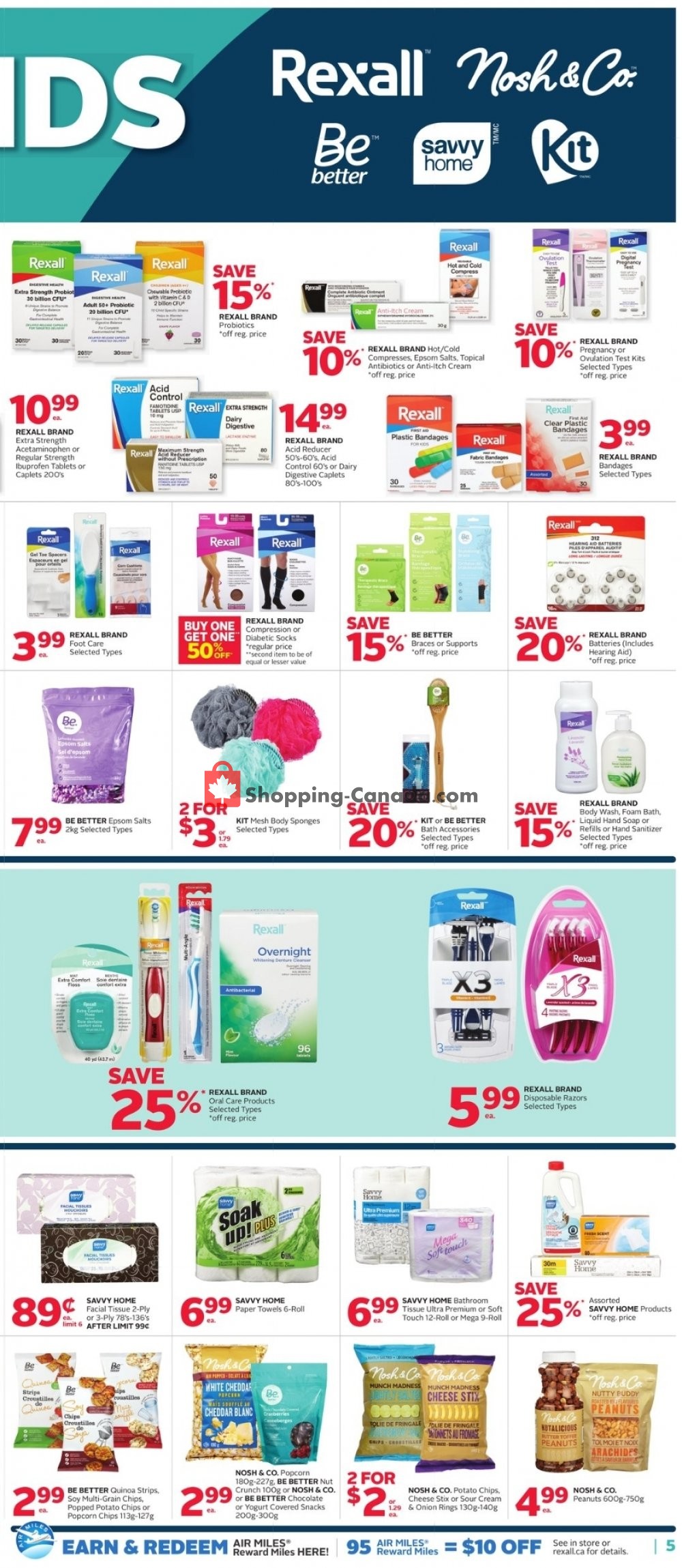 Rexall Drug Store flyer from Friday April 19, 2019 to Thursday April 25, 2019 - page 6