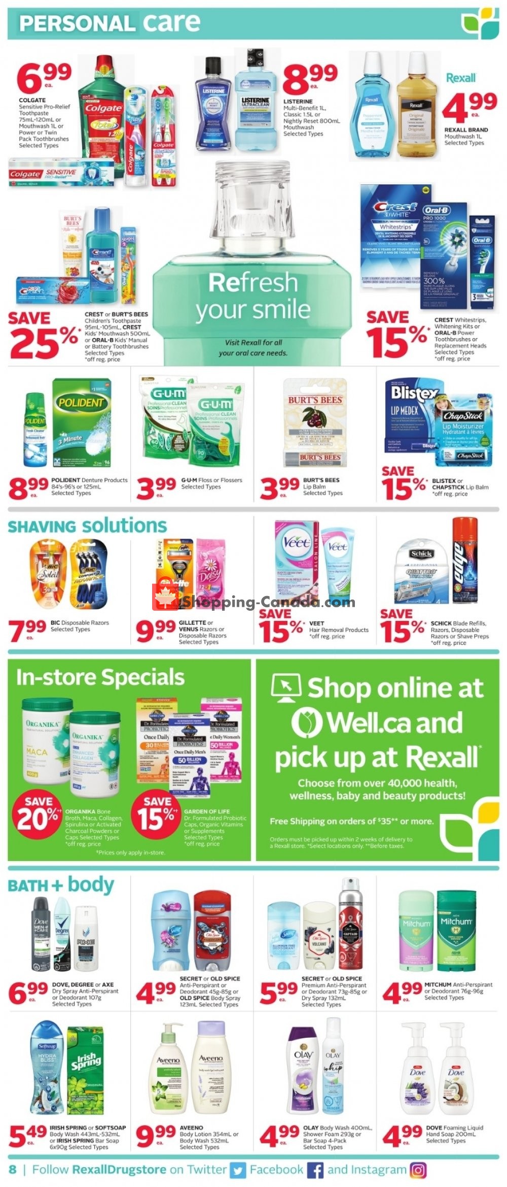 Rexall Drug Store flyer from Friday April 19, 2019 to Thursday April 25, 2019 - page 9