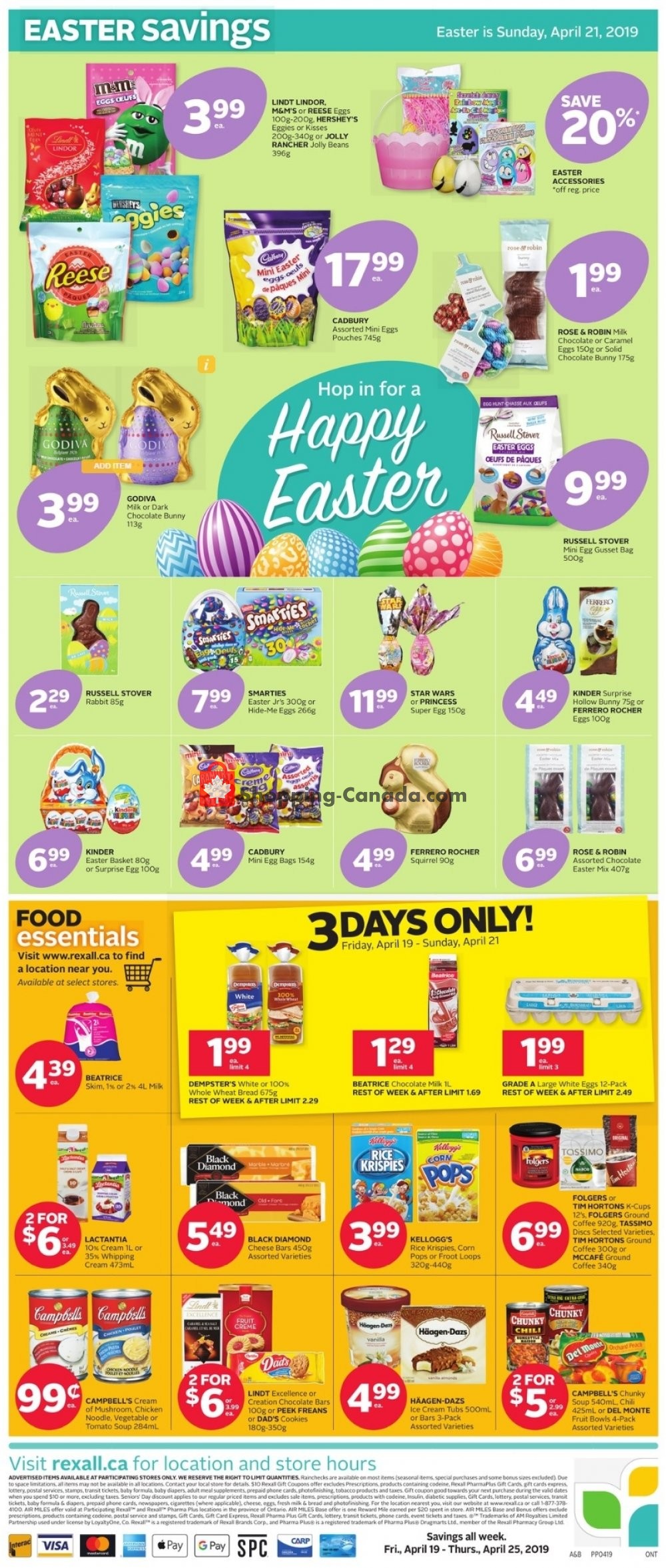Rexall Drug Store flyer from Friday April 19, 2019 to Thursday April 25, 2019 - page 2