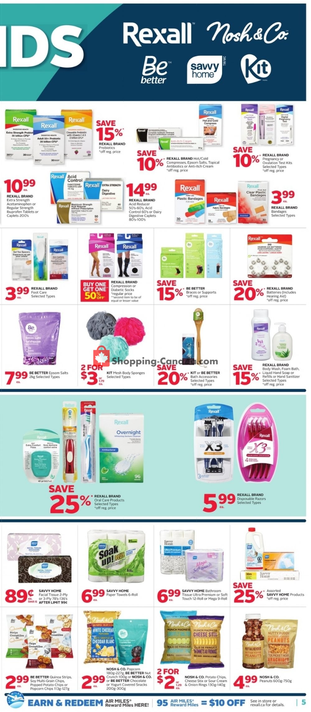 Rexall Drug Store flyer from Friday April 19, 2019 to Thursday April 25, 2019 - page 6