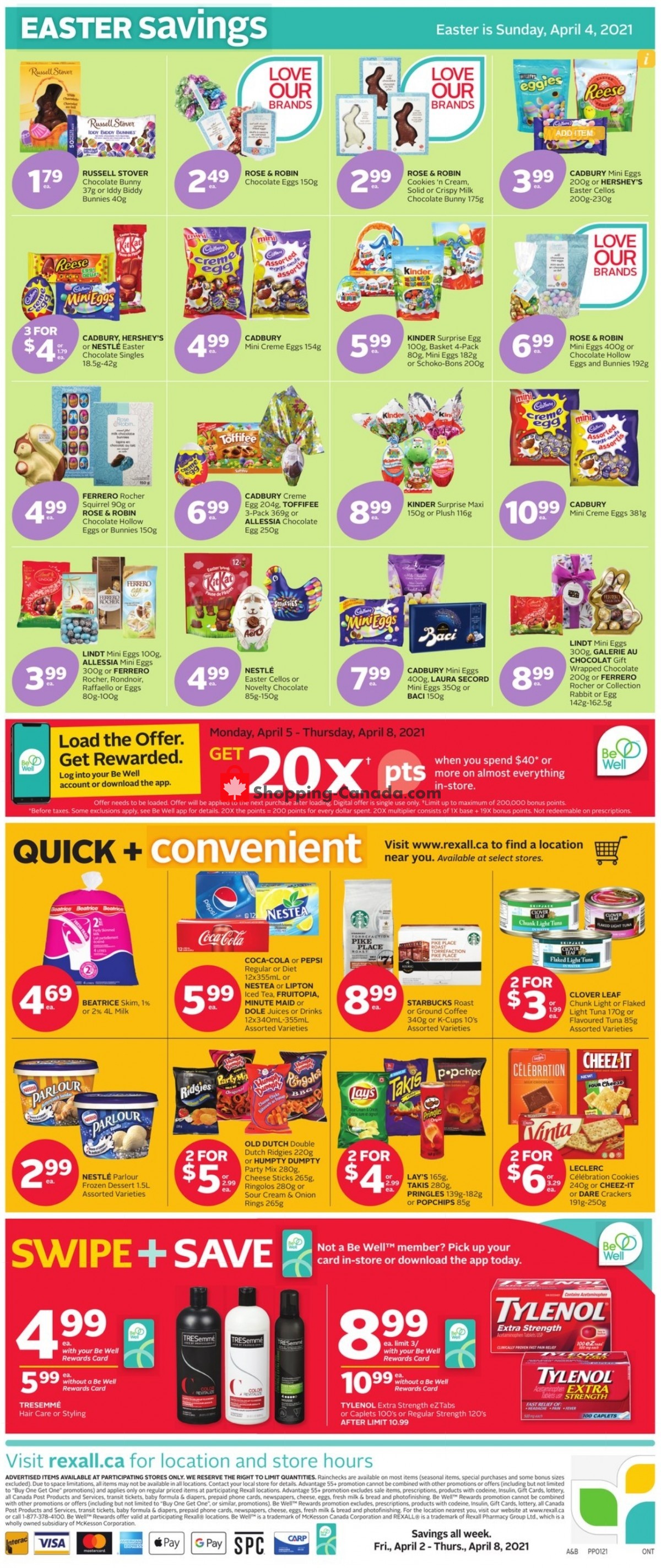 Rexall Drug Store flyer from Friday April 2, 2021 to Thursday April 8, 2021 - page 3