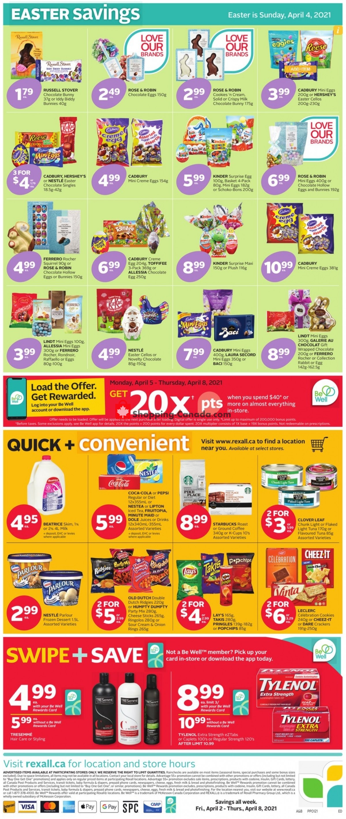 Rexall Drug Store flyer from Friday April 2, 2021 to Thursday April 8, 2021 - page 3