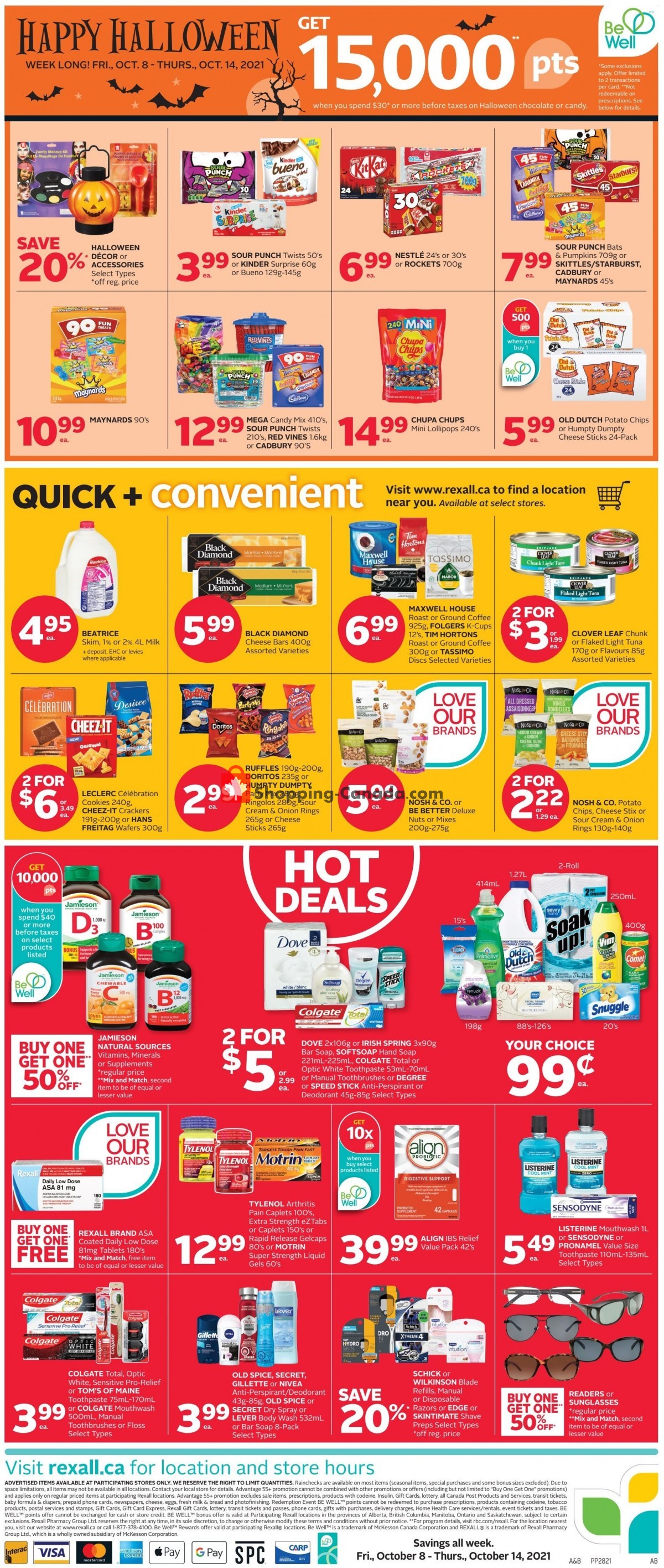 Rexall Drug Store flyer from Friday October 8, 2021 to Thursday October 14, 2021 - page 13