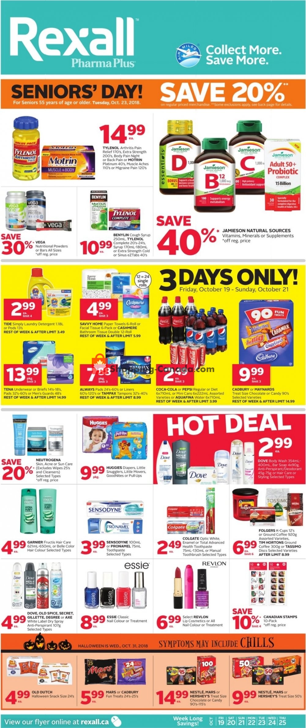 Rexall Drug Store flyer from Friday October 19, 2018 to Thursday October 25, 2018 - page 2