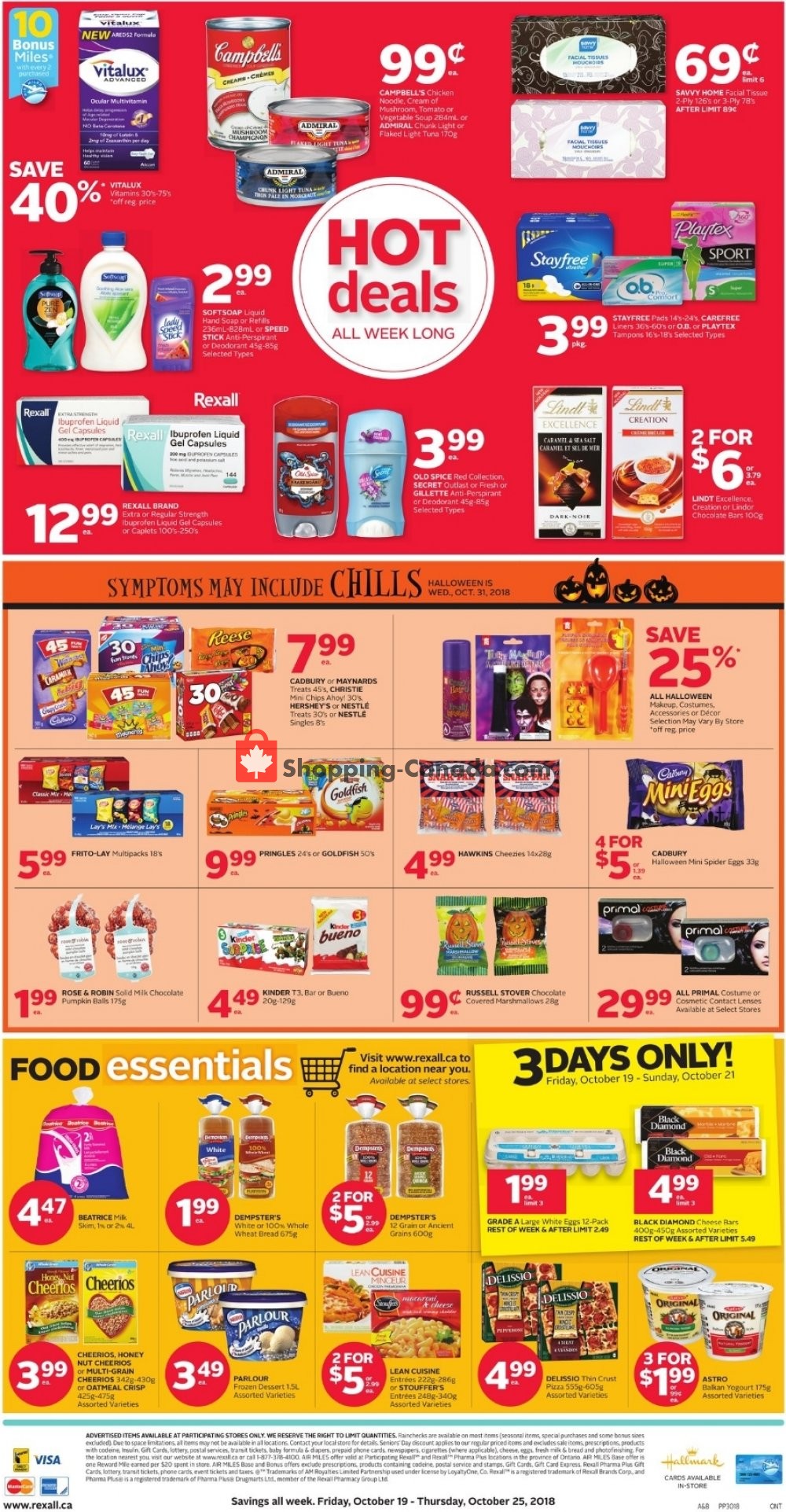 Rexall Drug Store flyer from Friday October 19, 2018 to Thursday October 25, 2018 - page 3
