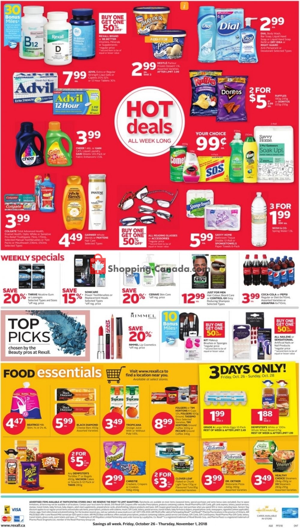 Rexall Drug Store flyer from Friday October 26, 2018 to Thursday November 1, 2018 - page 3