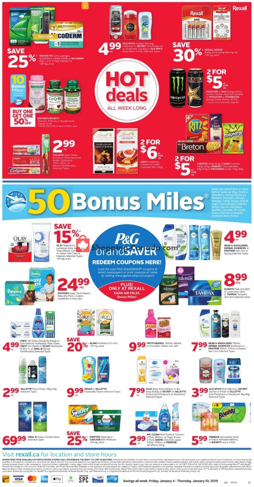 Rexall Drug Store flyer from Friday January 4, 2019 to Thursday January 10, 2019 - page 4