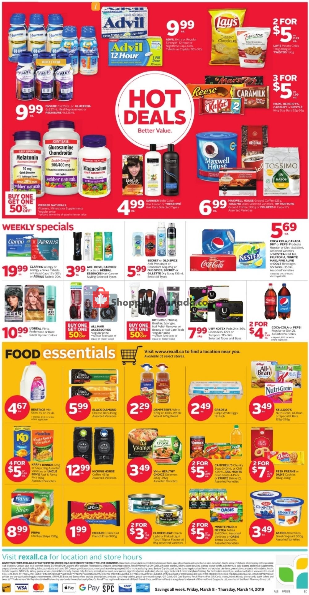 Rexall Drug Store flyer from Friday March 8, 2019 to Thursday March 14, 2019 - page 2