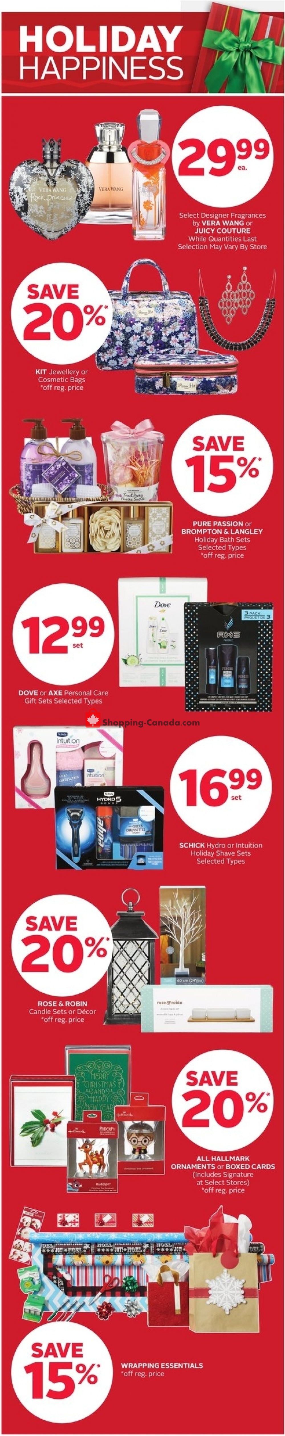 Rexall Drug Store Canada, flyer (Seniors Day BC) November 30