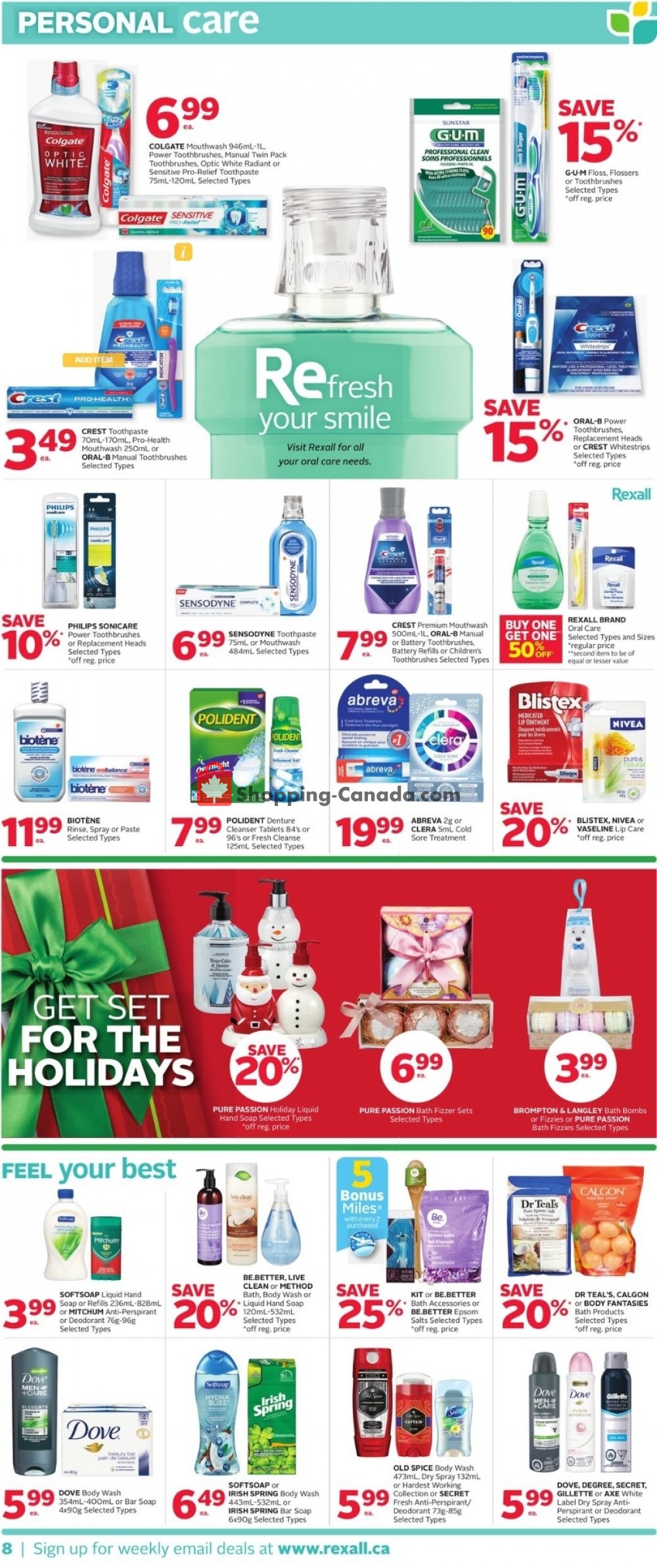 Rexall Drug Store flyer from Friday November 30, 2018 to Thursday December 6, 2018 - page 12
