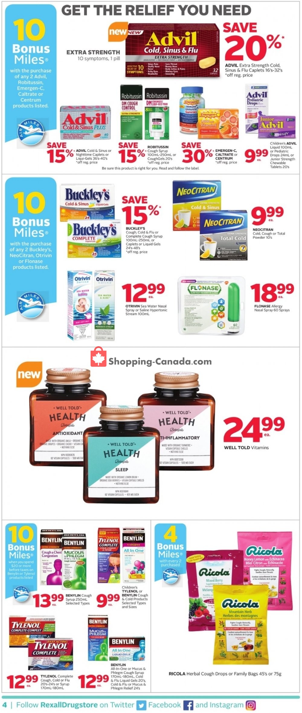 Rexall Drug Store flyer from Friday December 28, 2018 to Thursday January 3, 2019 - page 7