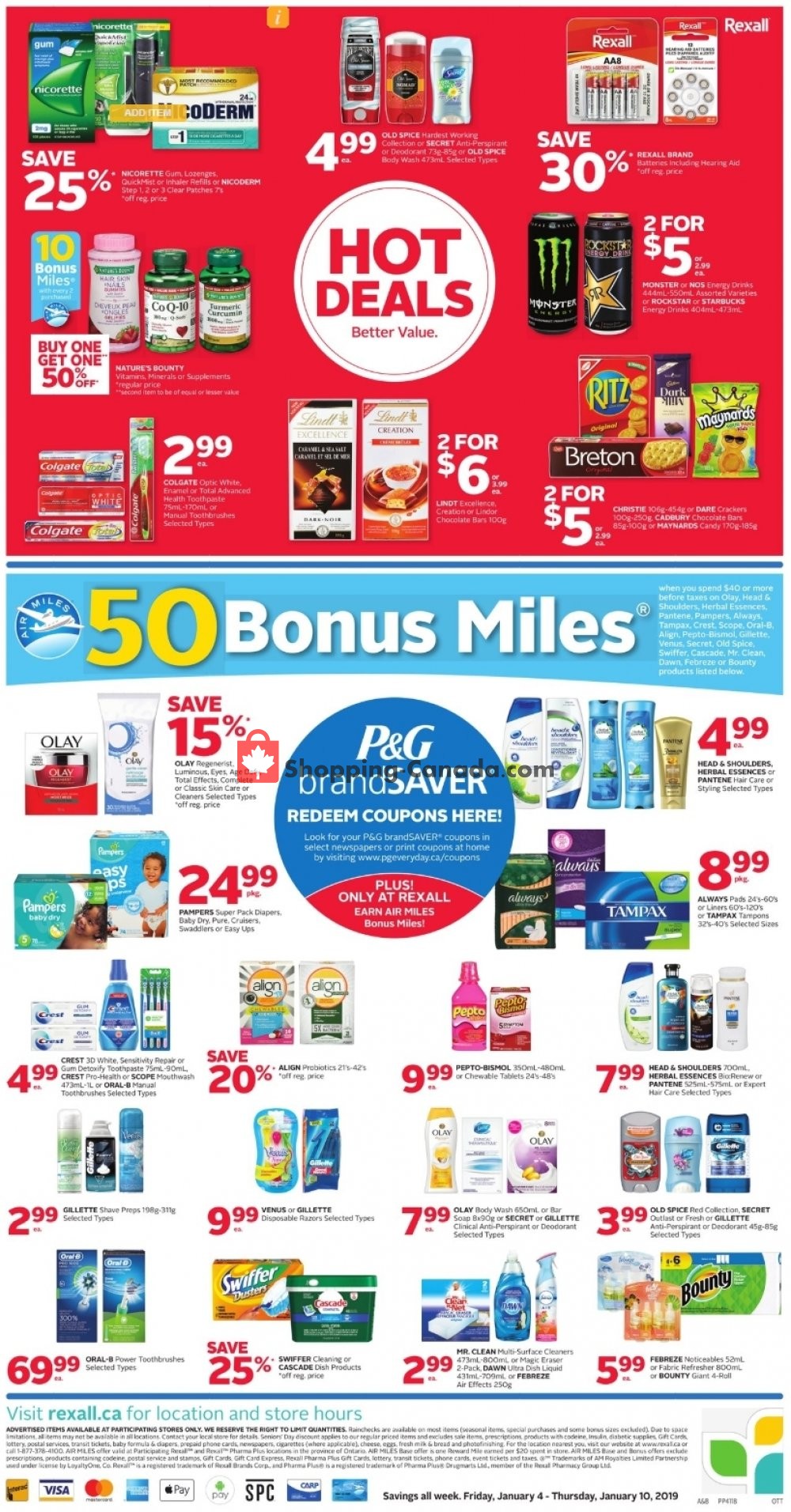 Rexall Drug Store flyer from Friday January 4, 2019 to Thursday January 10, 2019 - page 4