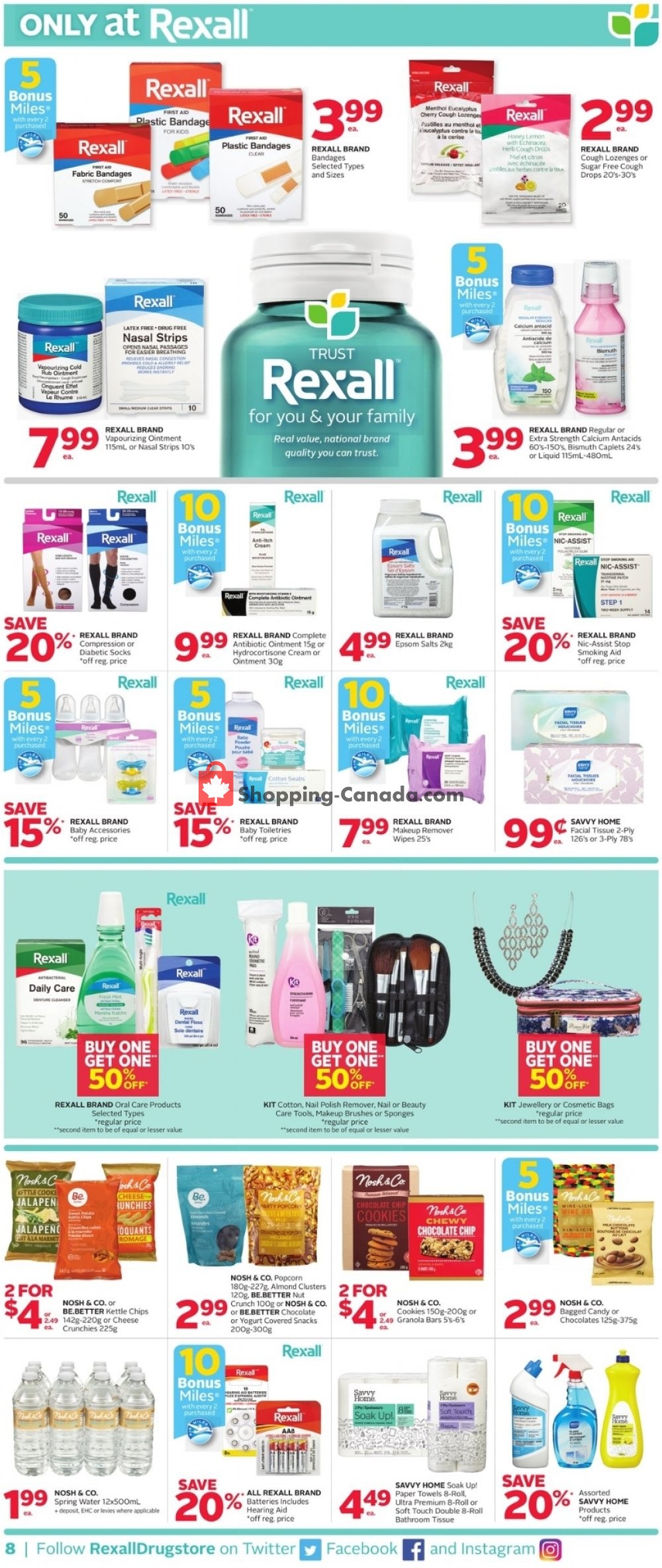 Rexall Drug Store flyer from Friday December 28, 2018 to Thursday January 3, 2019 - page 12