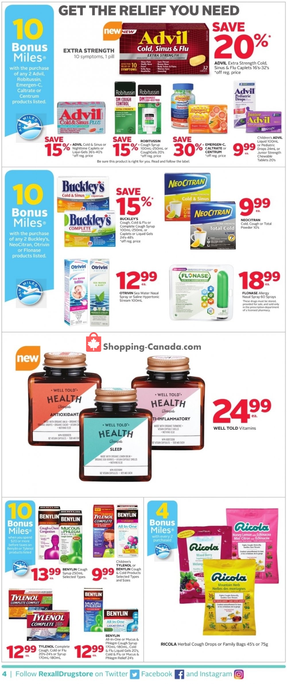Rexall Drug Store flyer from Friday December 28, 2018 to Thursday January 3, 2019 - page 7