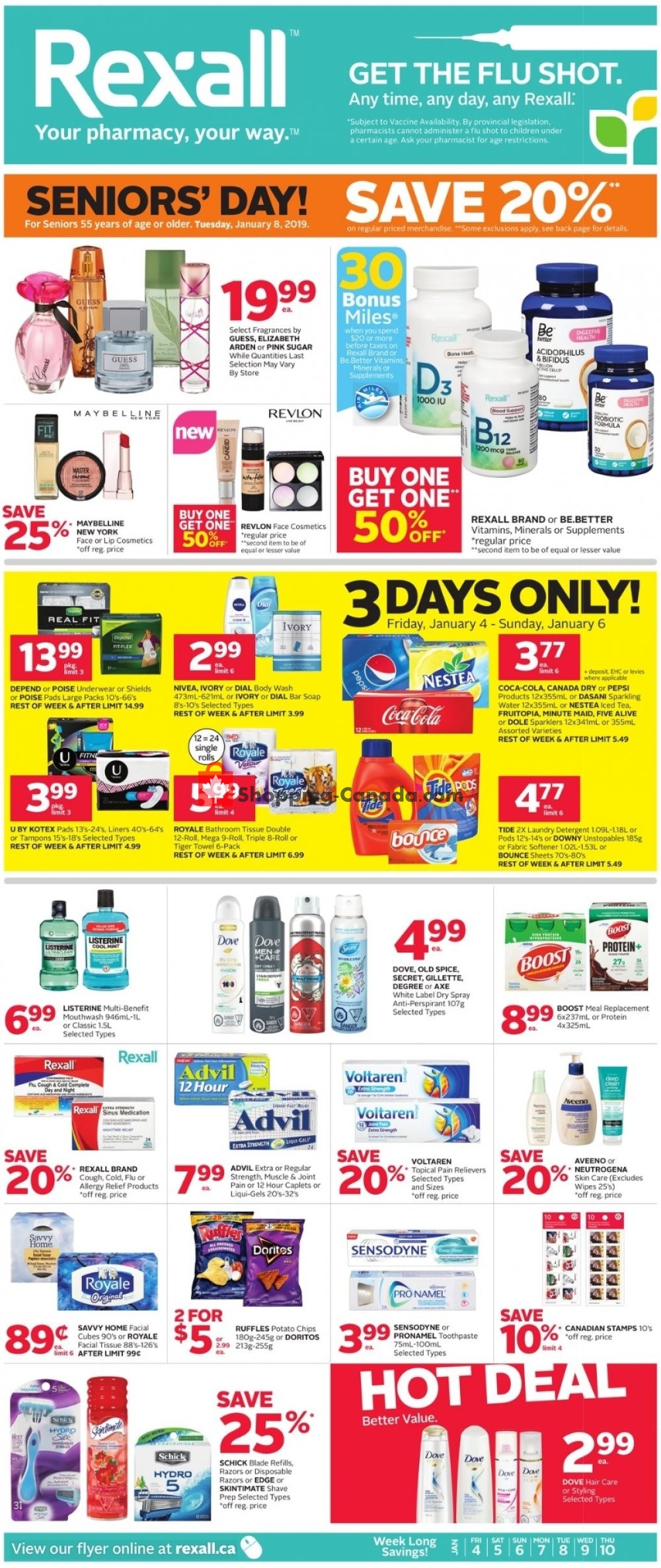 Rexall Drug Store flyer from Friday January 4, 2019 to Thursday January 10, 2019 - page 3