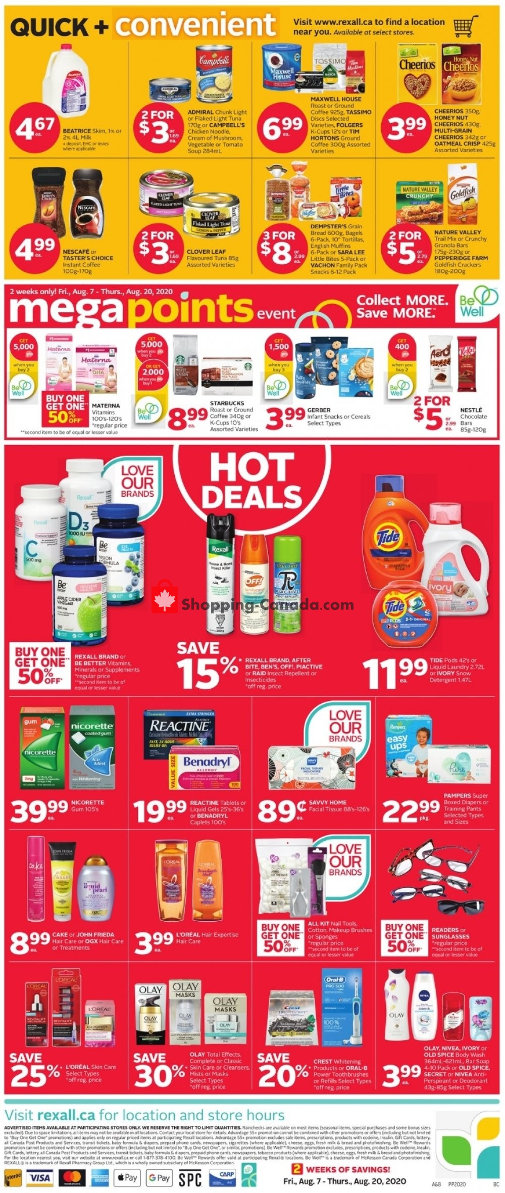 Rexall Drug Store flyer from Friday August 7, 2020 to Thursday August 13, 2020 - page 2