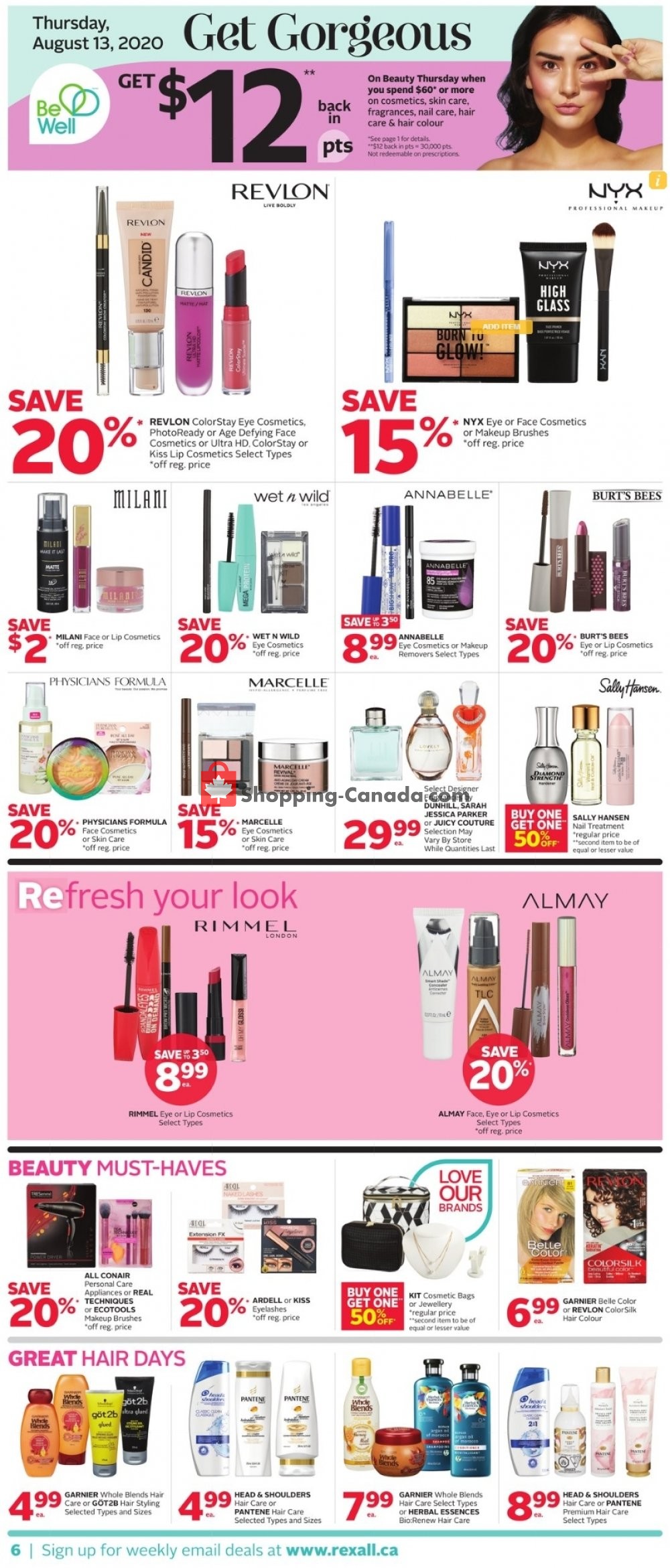 Rexall Drug Store flyer from Friday August 7, 2020 to Thursday August 13, 2020 - page 7