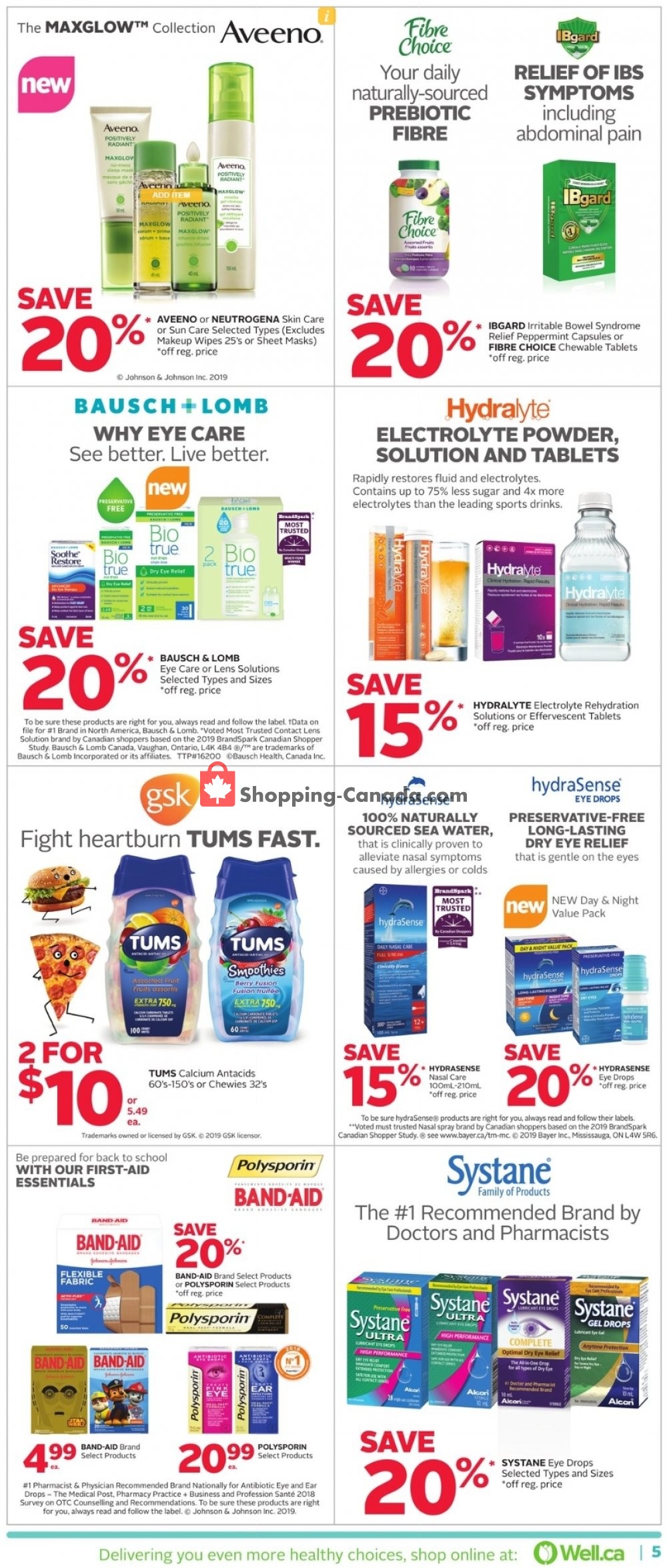 Rexall Drug Store flyer from Friday August 9, 2019 to Thursday August 15, 2019 - page 6