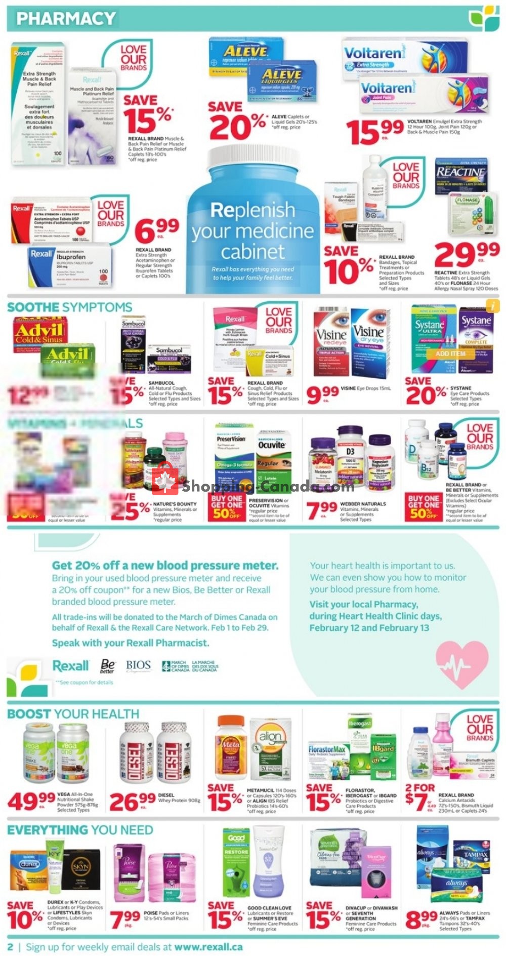 Rexall Drug Store flyer from Friday February 7, 2020 to Thursday February 13, 2020 - page 3