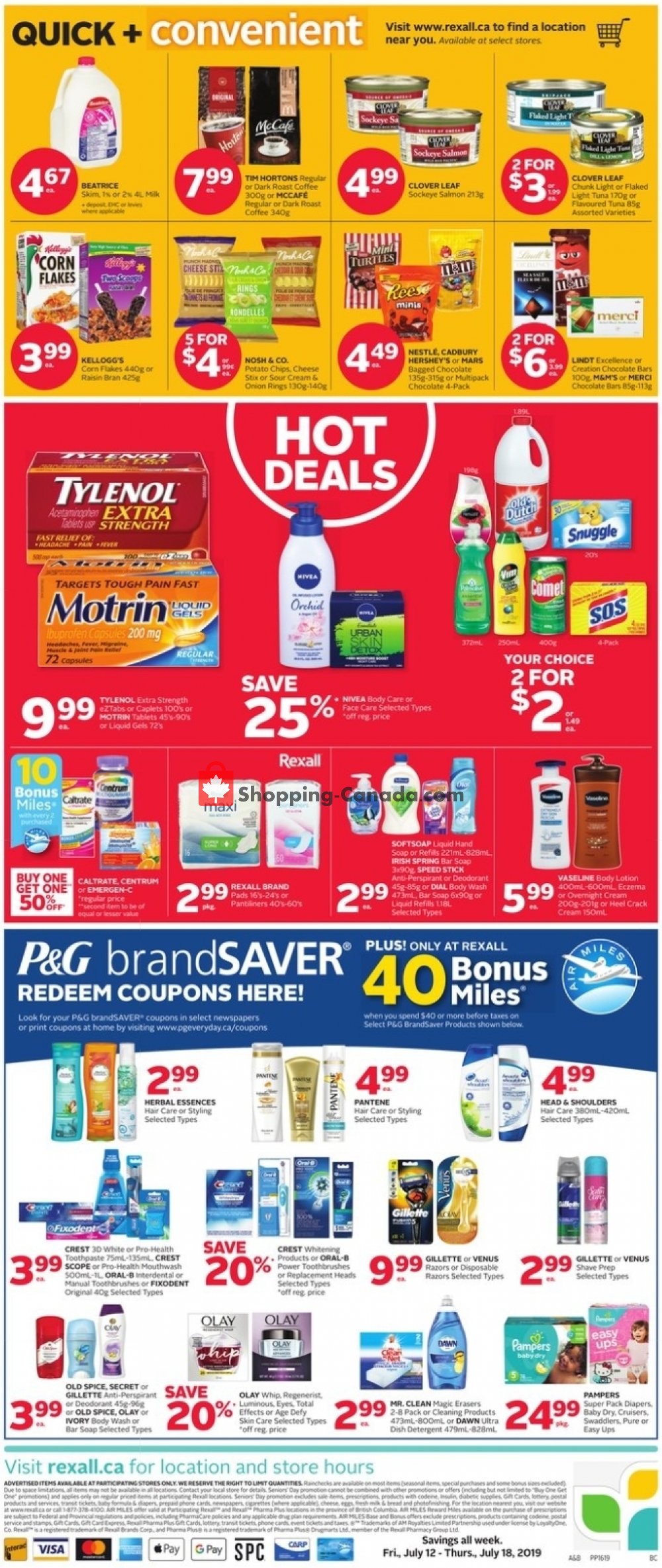 Rexall Drug Store flyer from Friday July 12, 2019 to Thursday July 18, 2019 - page 2